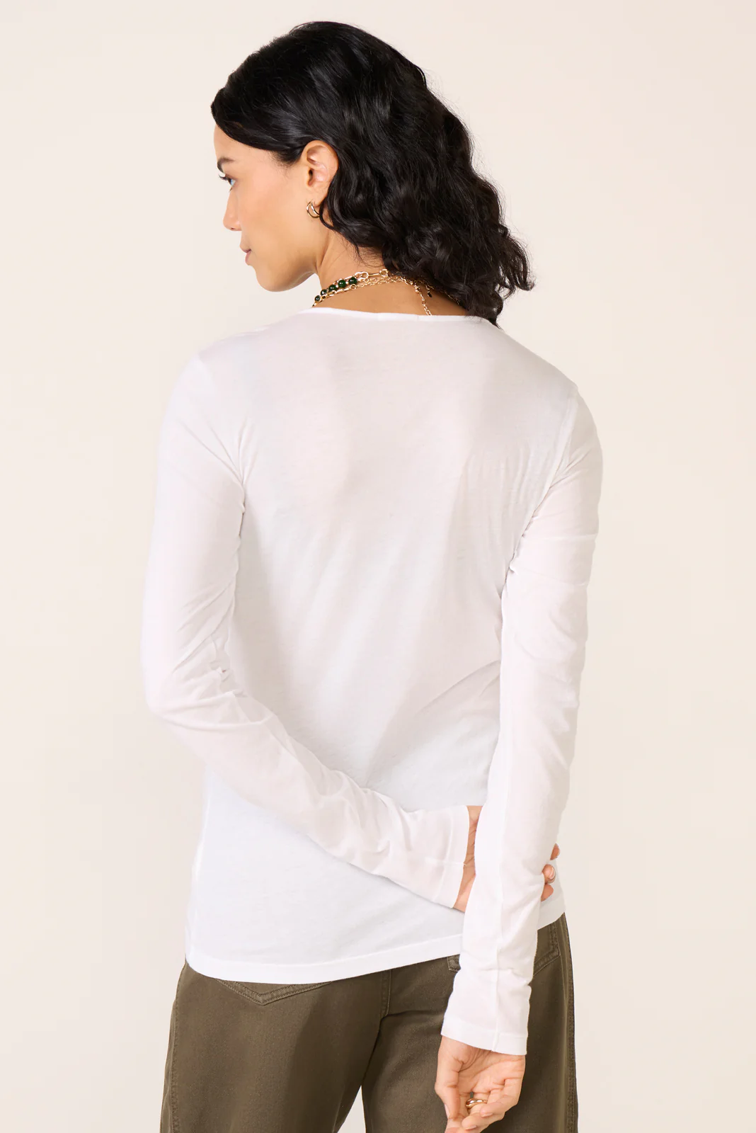 Airspun Tee in Cotton - Image 4