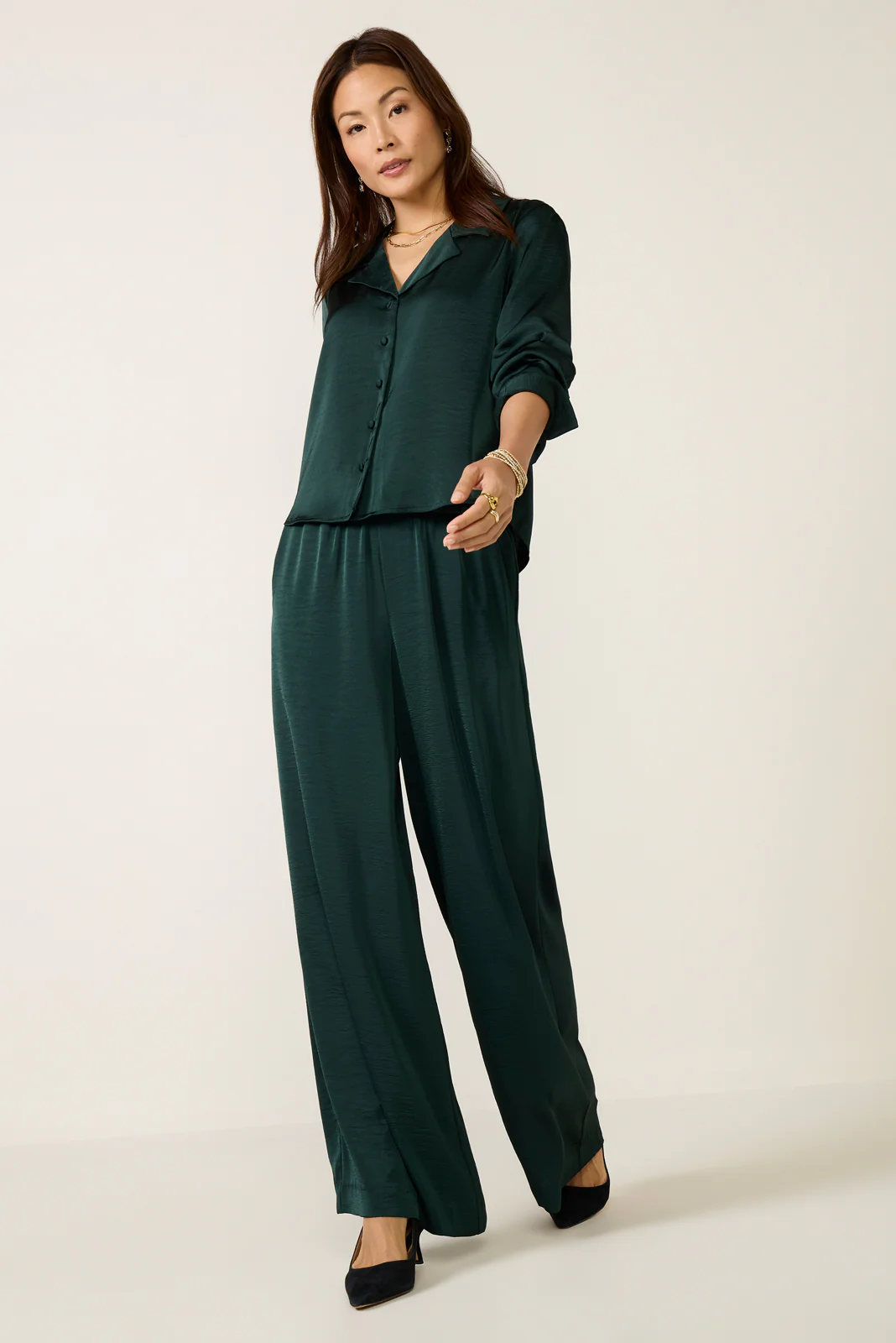 Ana Satin Top - Image 2