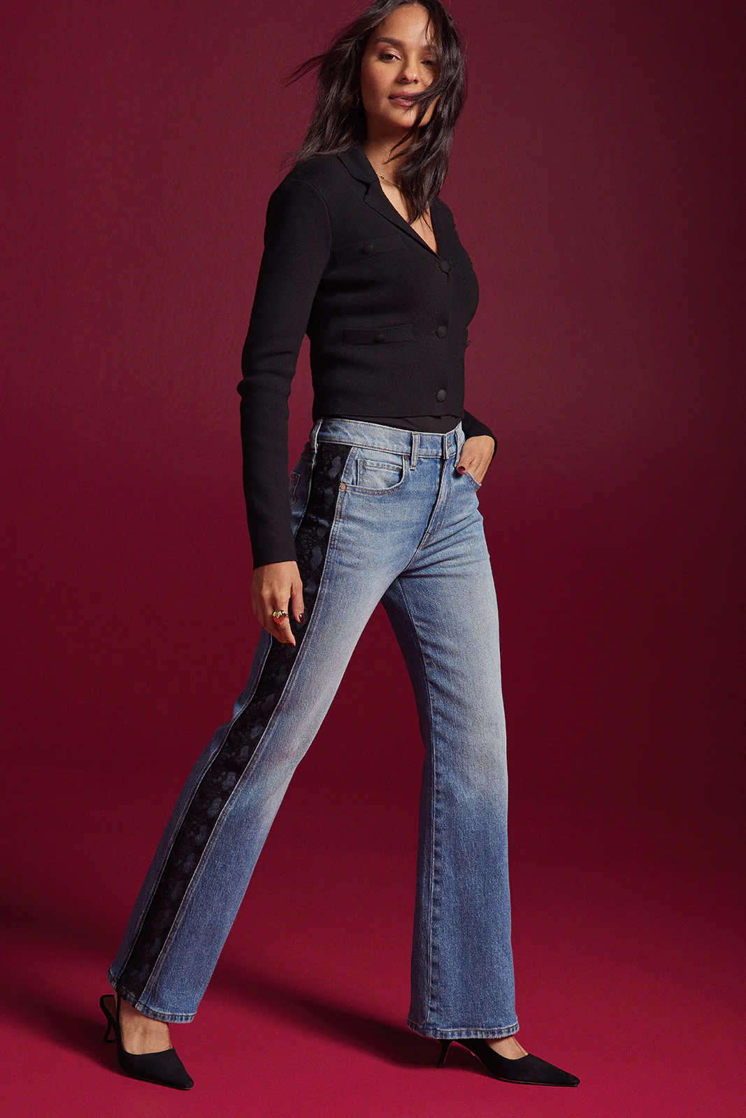 Andie Two Button Knit Jacket - Image 5