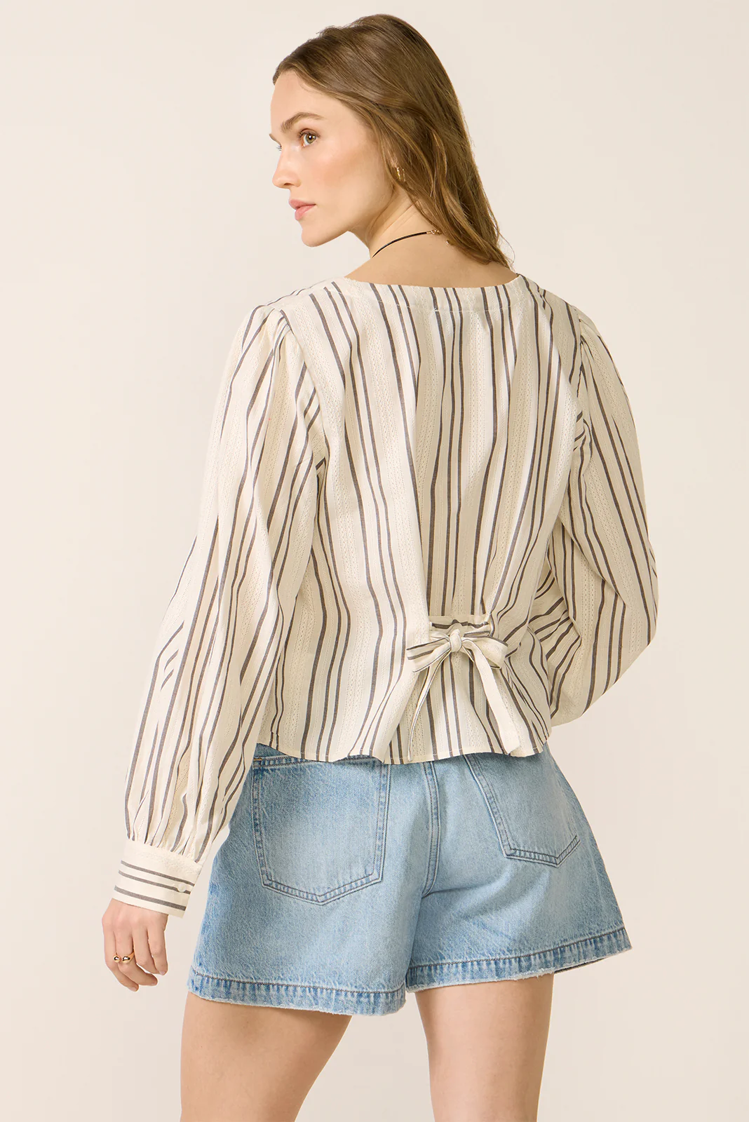 Bailey Button Stripe Blouse - Image 4