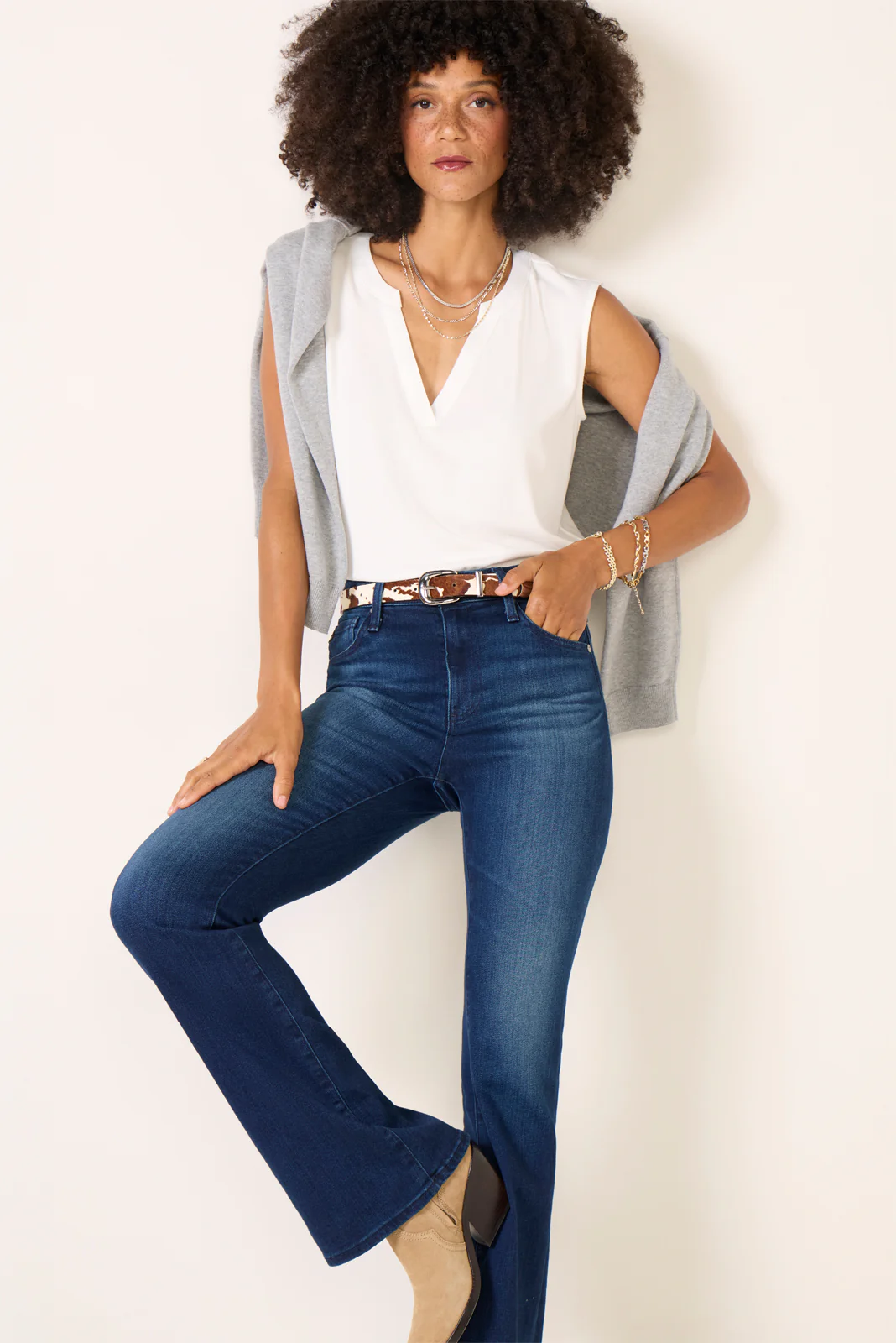 Bex Split Neck Tank