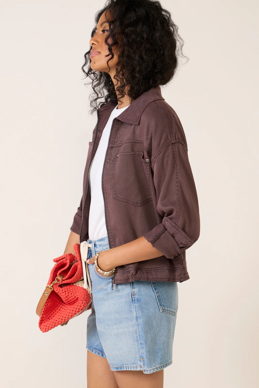 Bobbie Zip Utility Jacket - Image 2