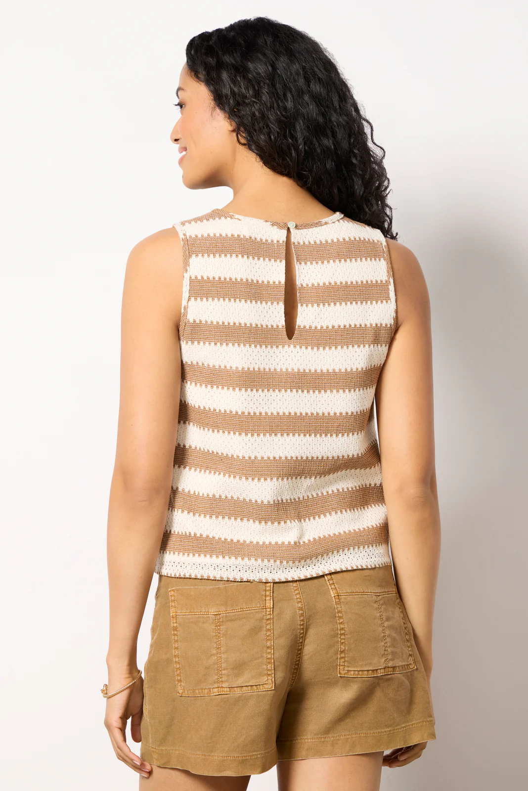 Bree Striped Crochet Tank - Image 4