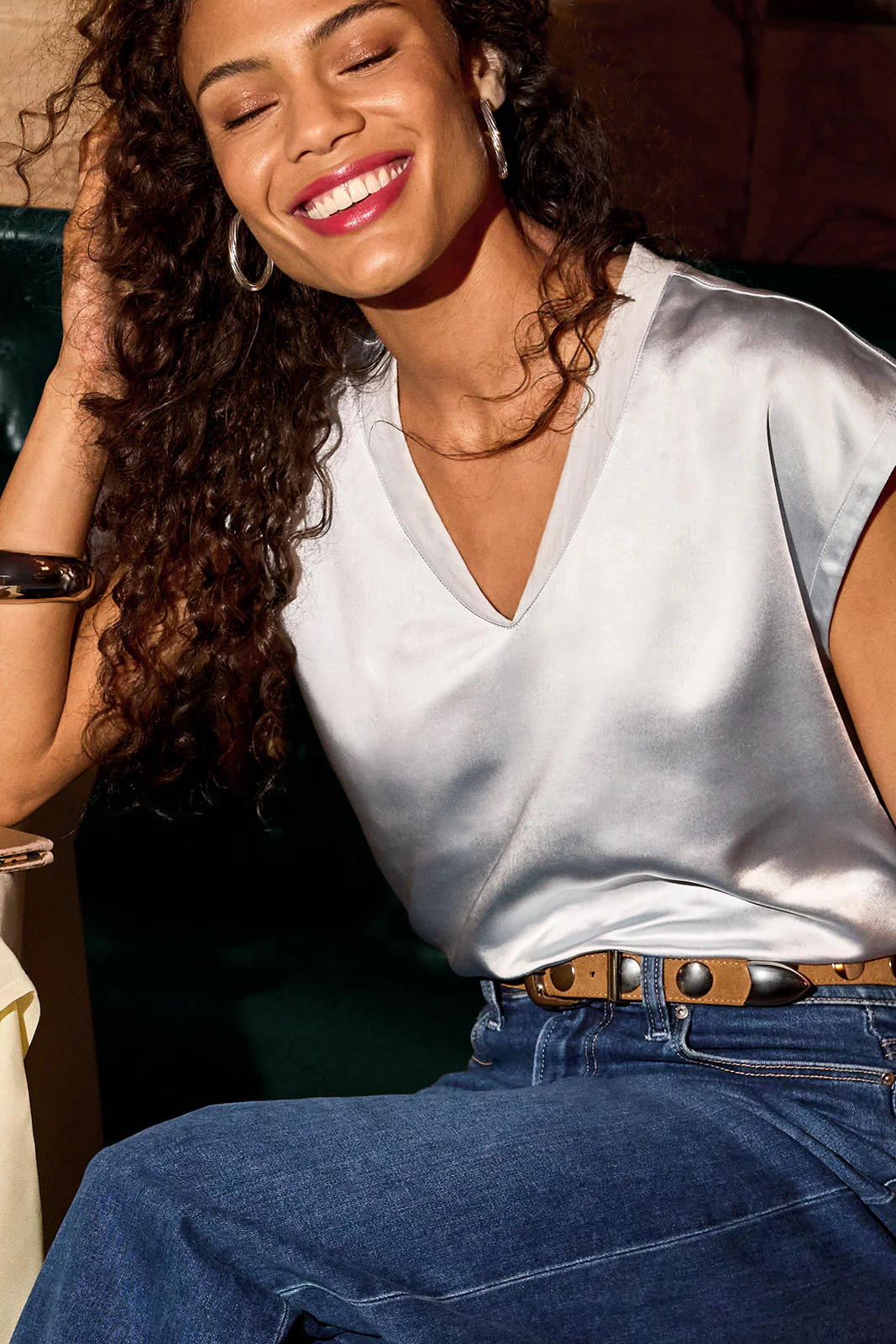 Brett Studded Suede Belt - Image 5