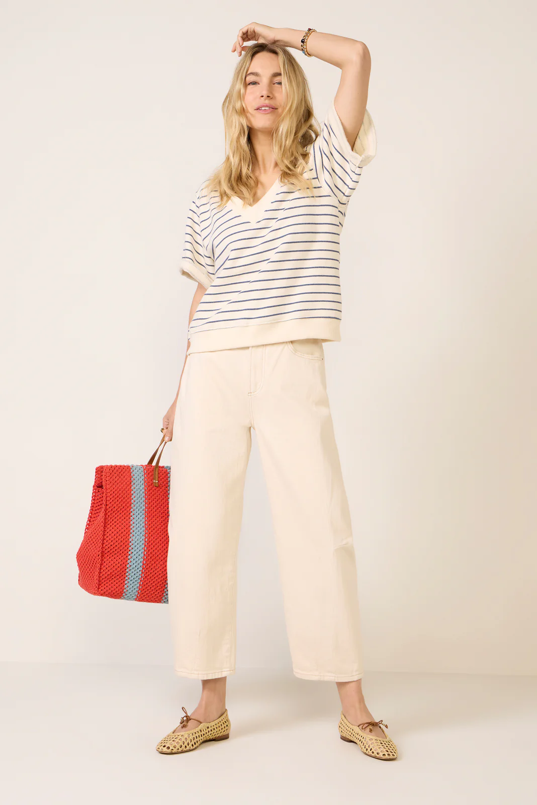 Briggs Stripe Short Sleeve Sweatshirt - Image 5