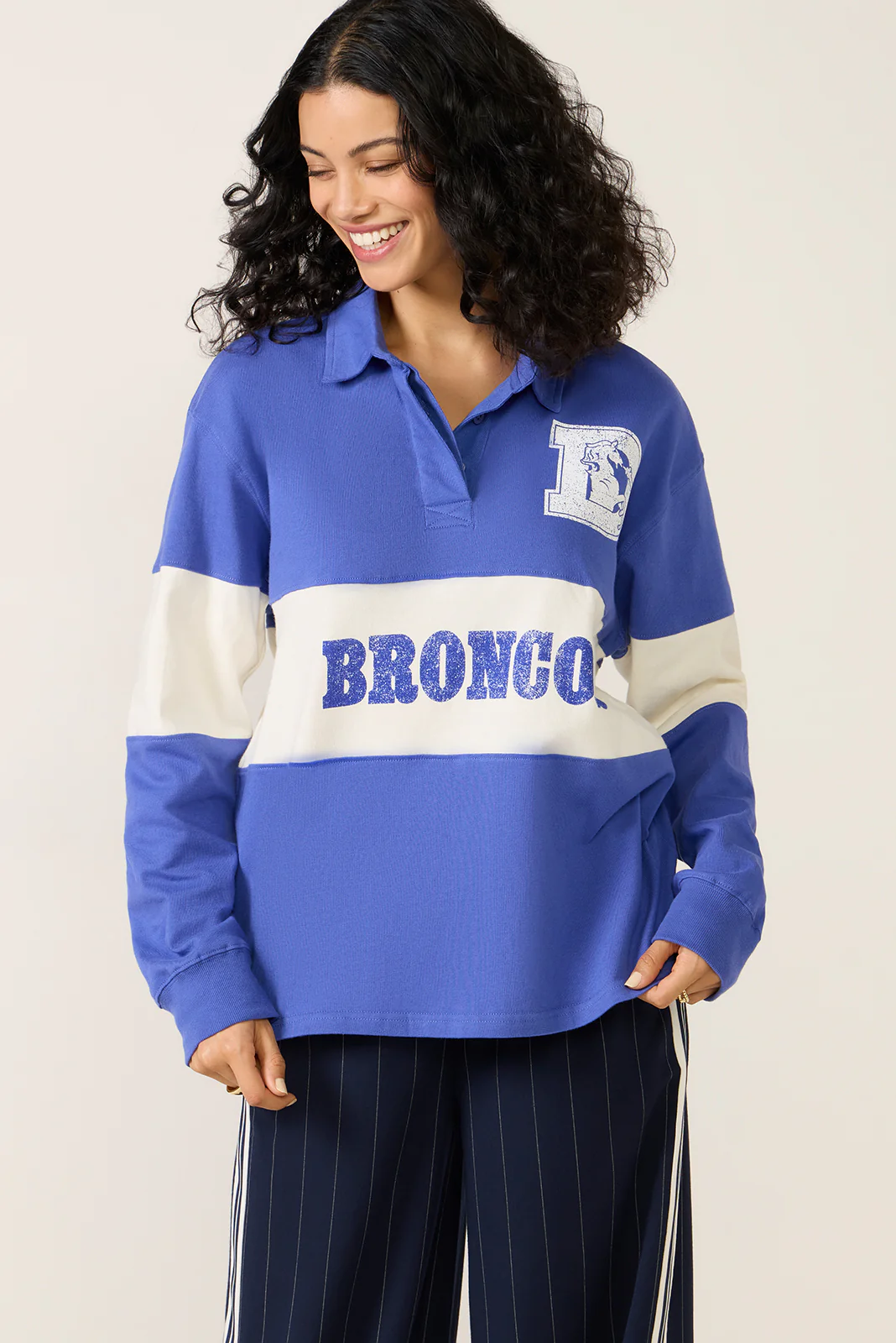 Broncos Long Sleeve Rugby - Image 2