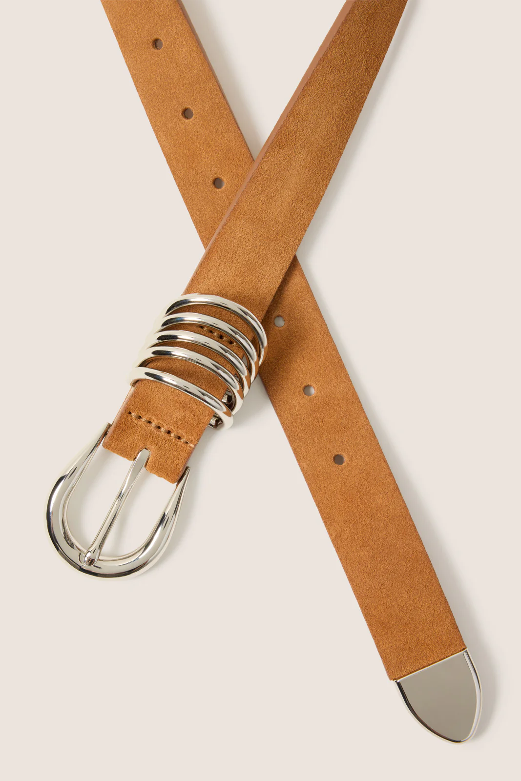 Celine Suede Multi Loop Belt - Image 2