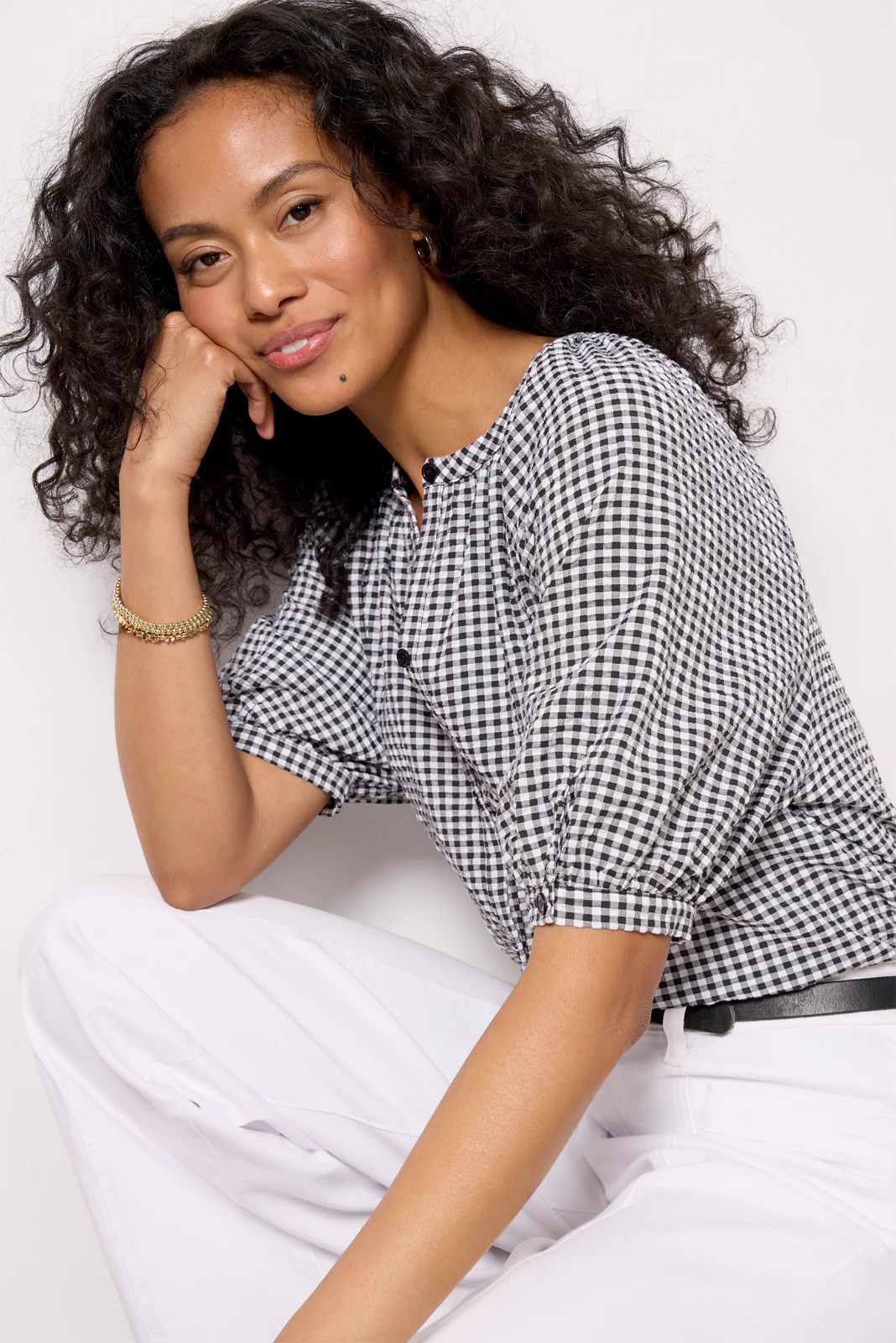 Cheyenne Gingham Top - Image 2