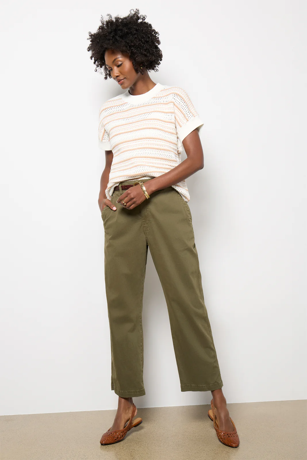 Ciara Stripe Knit Top - Image 5