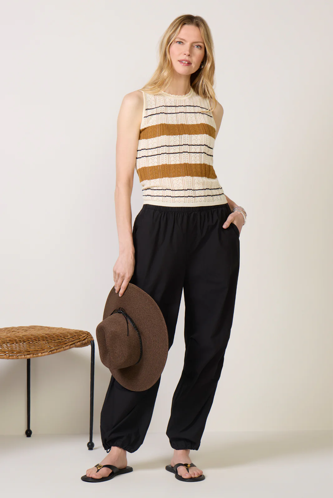 Dayton High Neck Sweater Tank - Image 2
