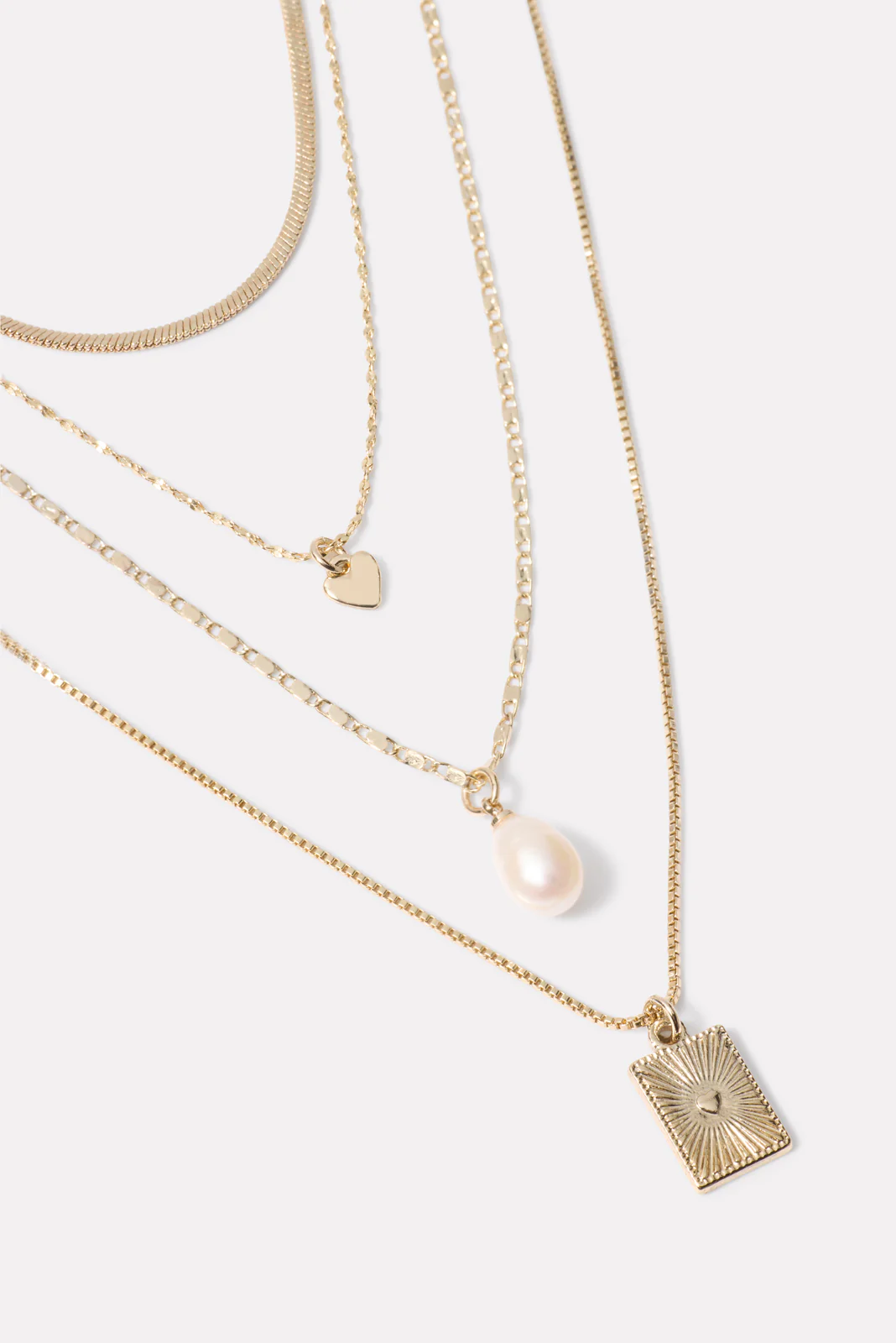 Dua Layer Pendant Necklace - Image 2