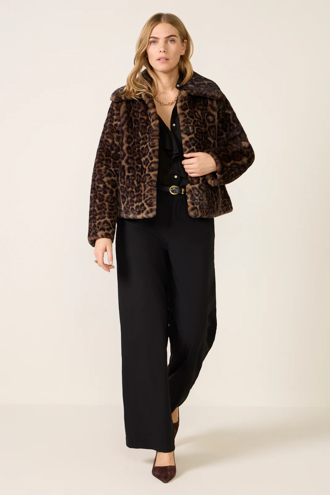 Elis Leopard Coat - Image 5