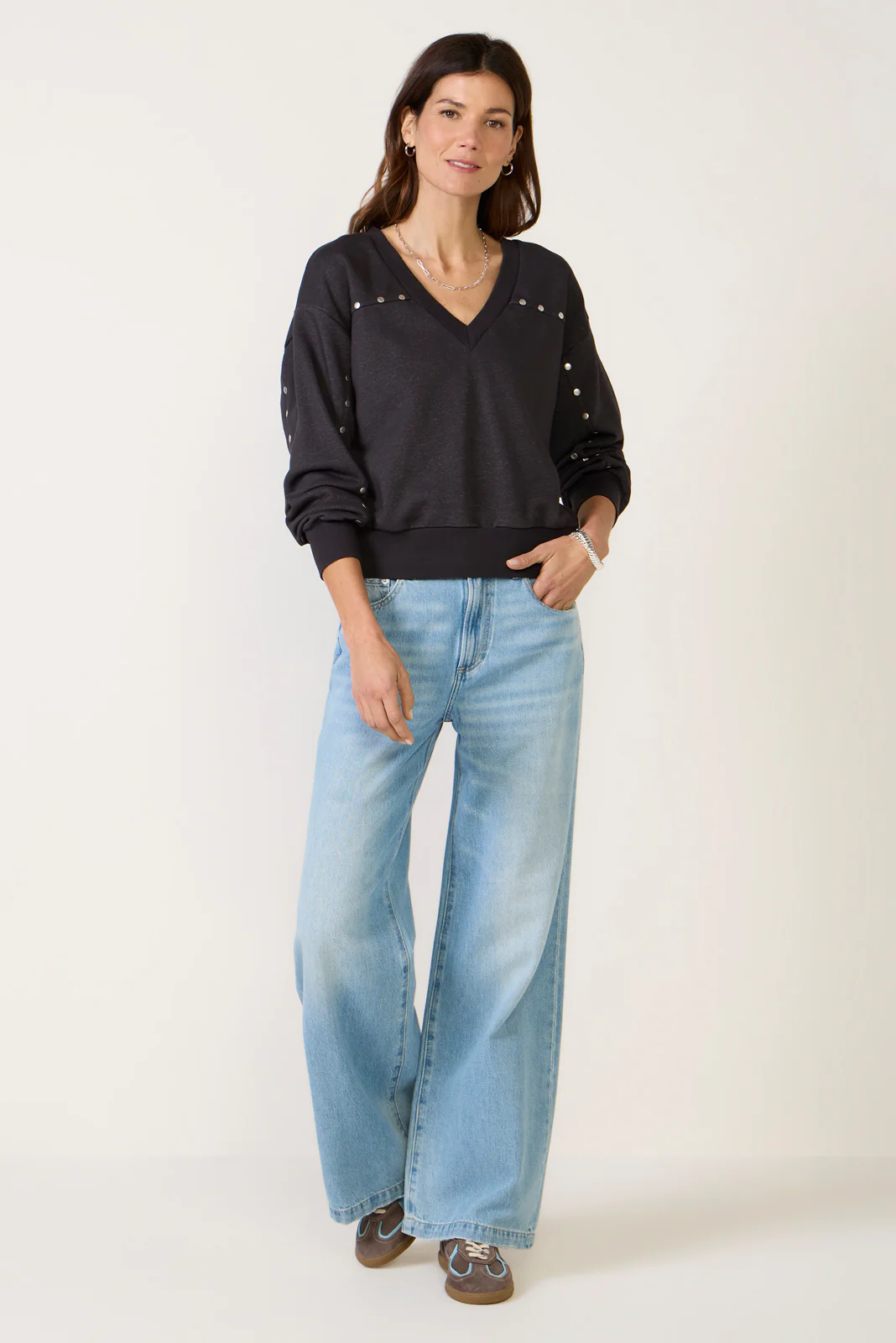 Ellis Stud Sweatshirt - Image 2