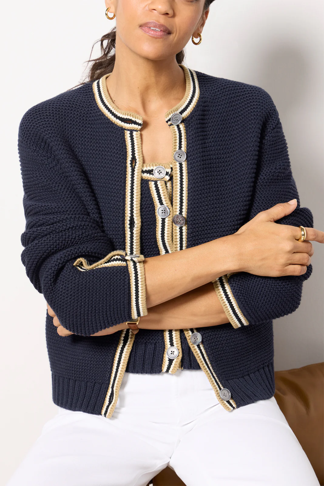 Emerson Cotton Cardigan - Image 5