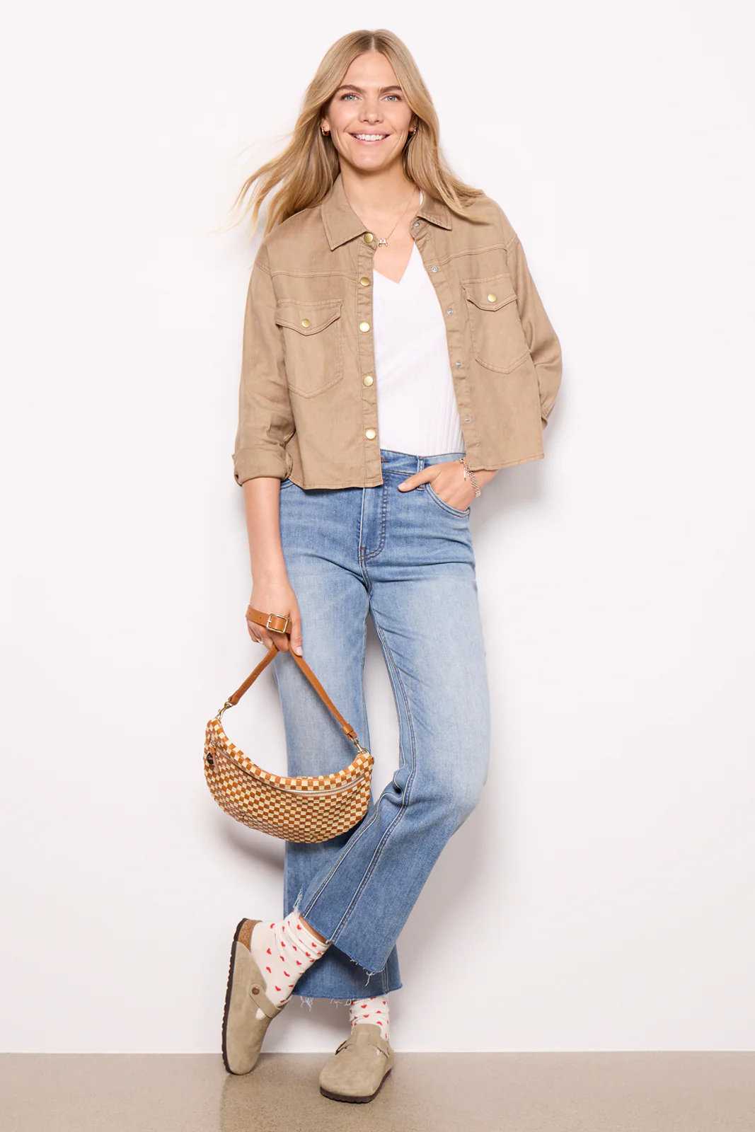 Frankie Stretch Linen Shacket - Image 5