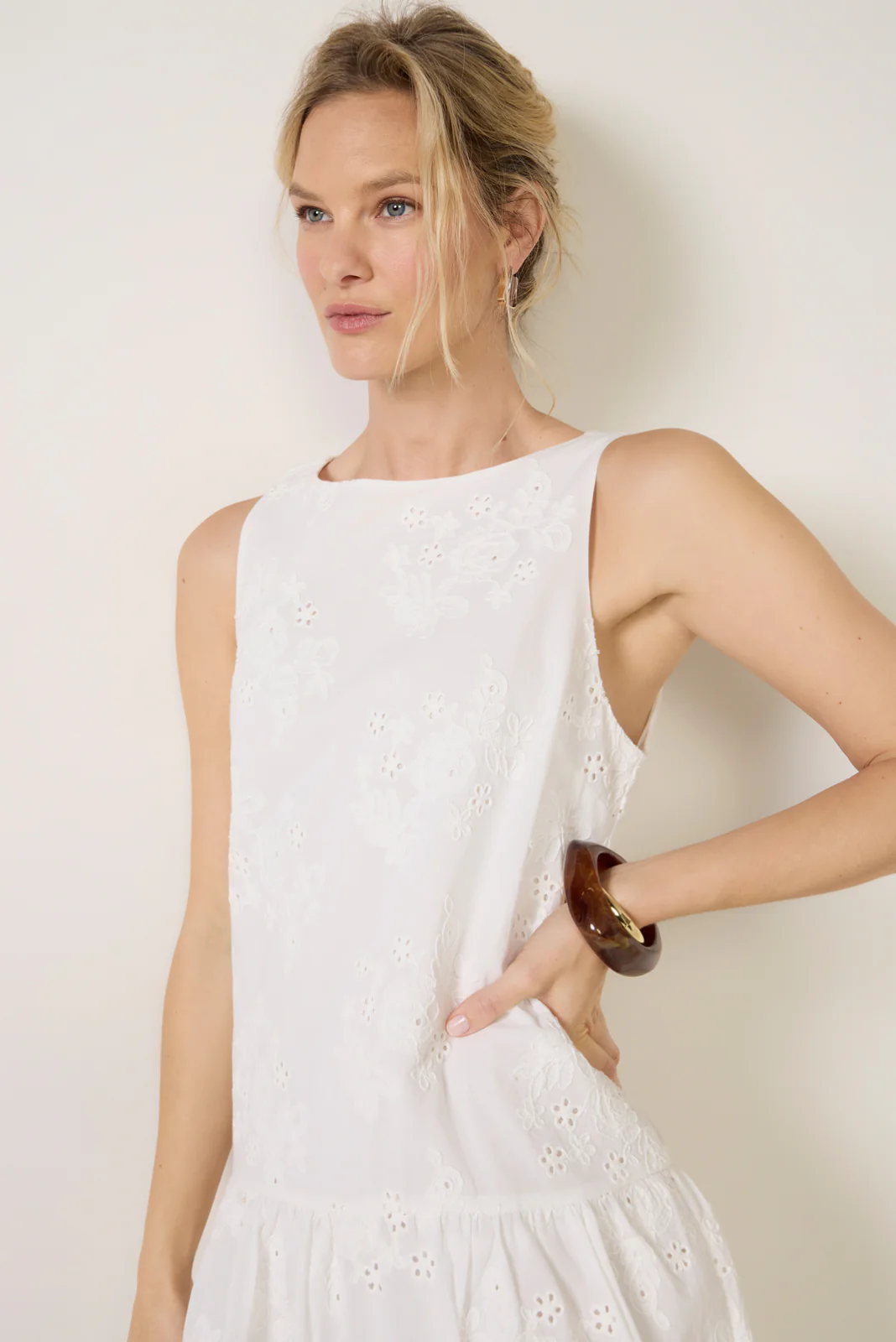 Garden Eyelet Bubble Dress - Image 2