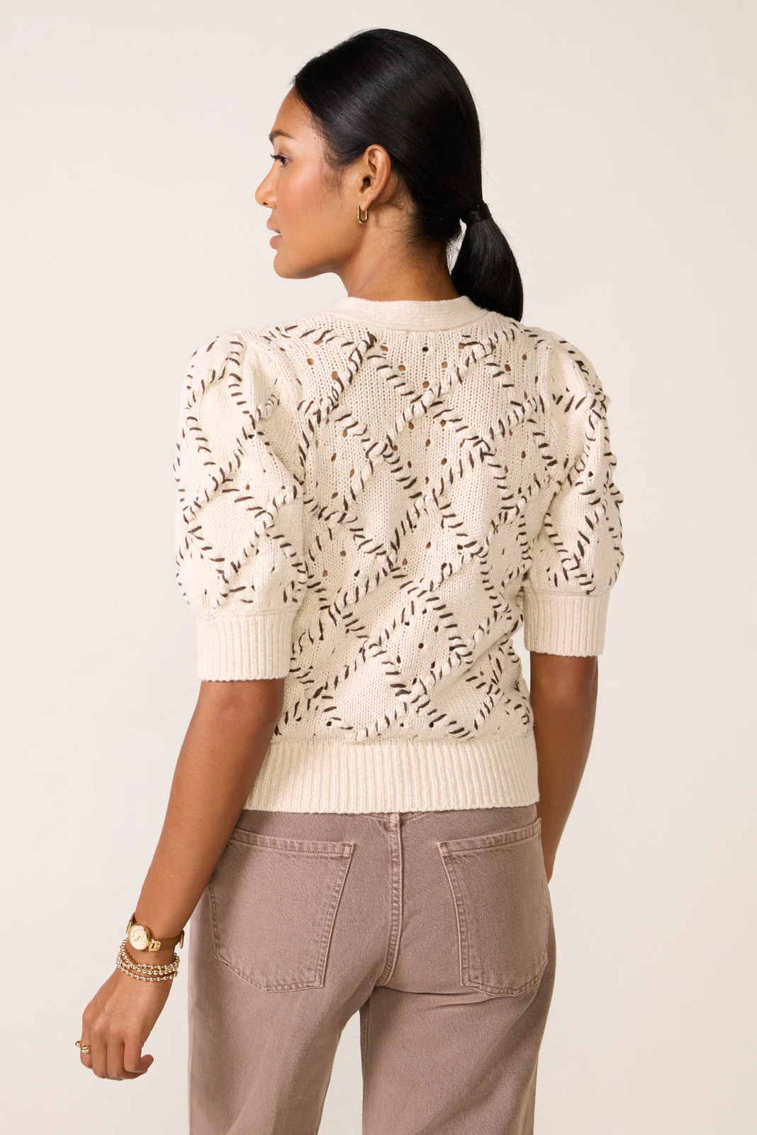 Isla Short Sleeve Cardigan - Image 4