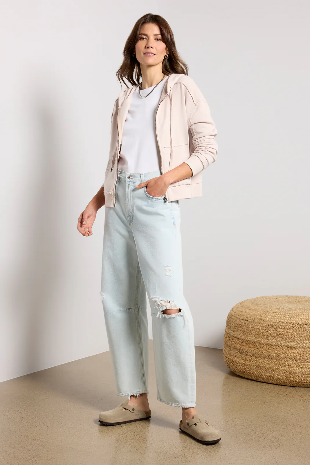 Jillian Zip Up Hoodie Sweatshirt