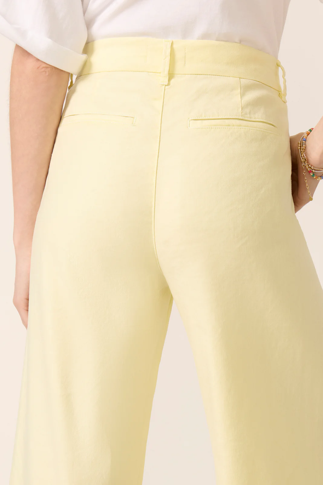 Joelle Stretch Linen Crop Pant - Image 3