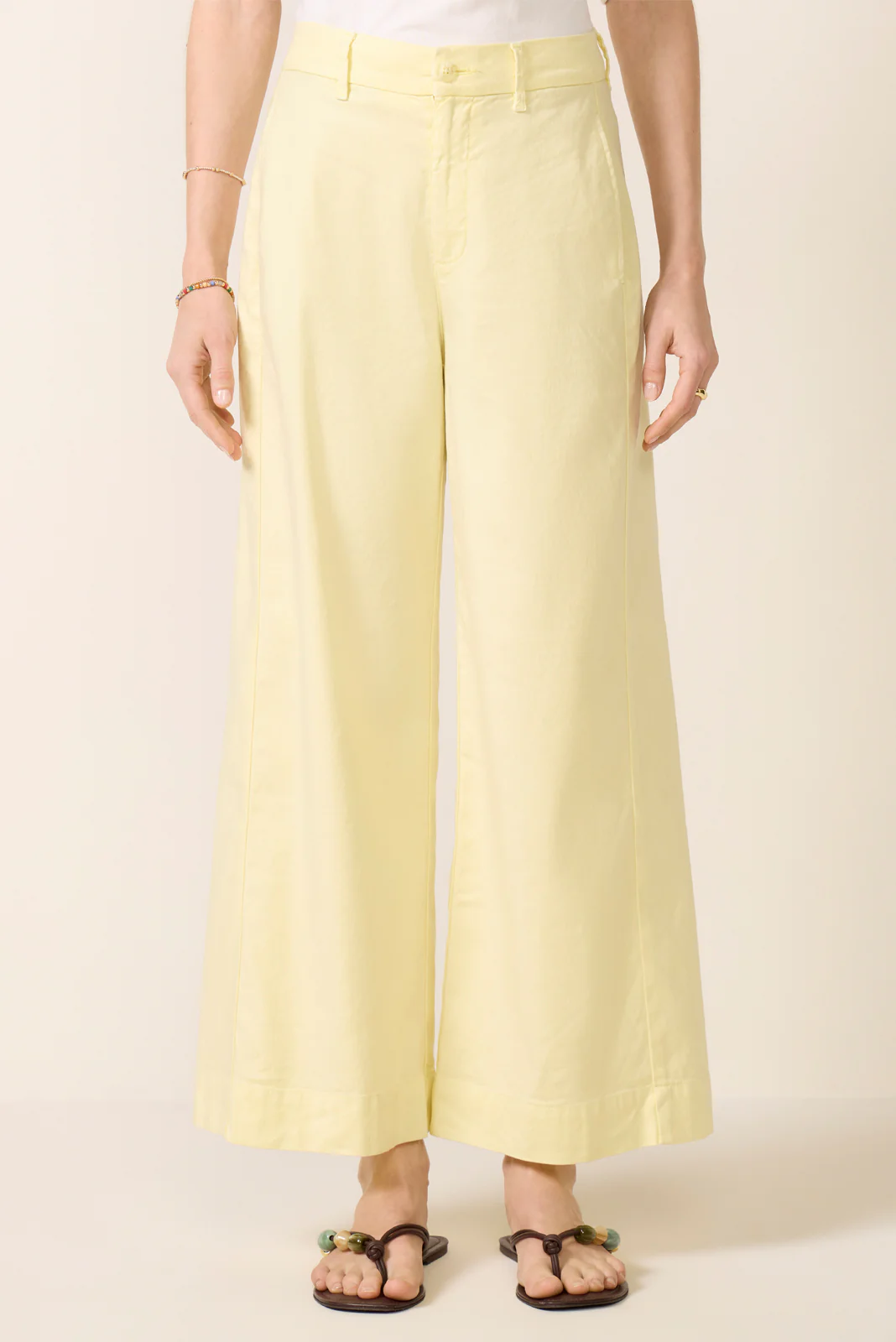 Joelle Stretch Linen Crop Pant - Image 5