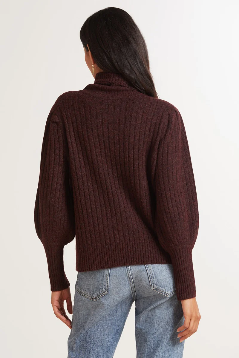 Kenzie Balloon Turtleneck Pullover - Image 4