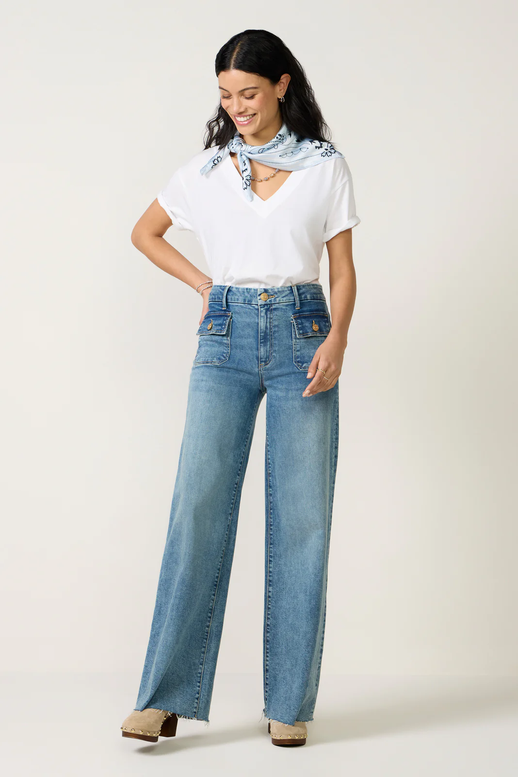 Kylie V Neck Tee - Image 2