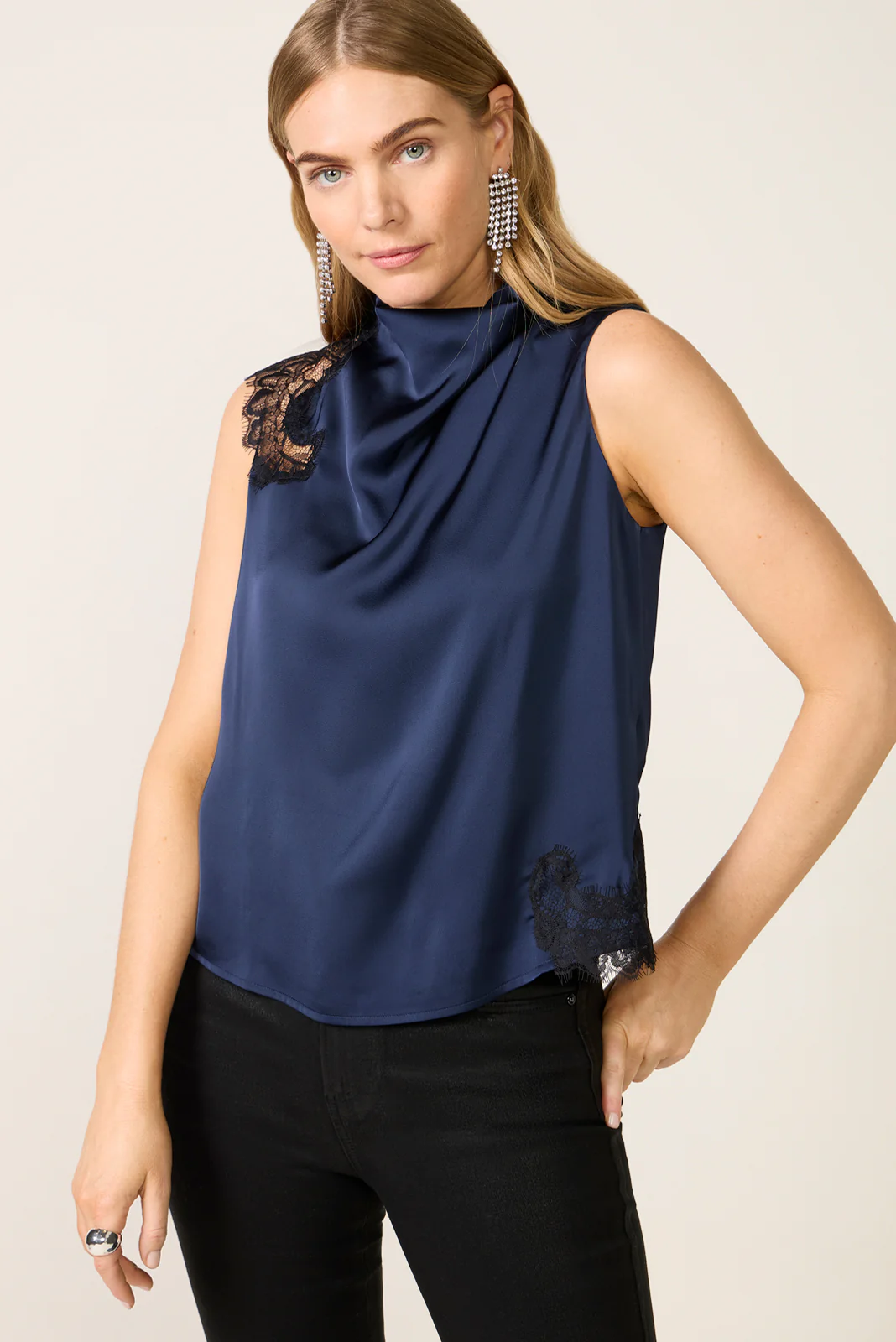 Lilly Lace Trim Top