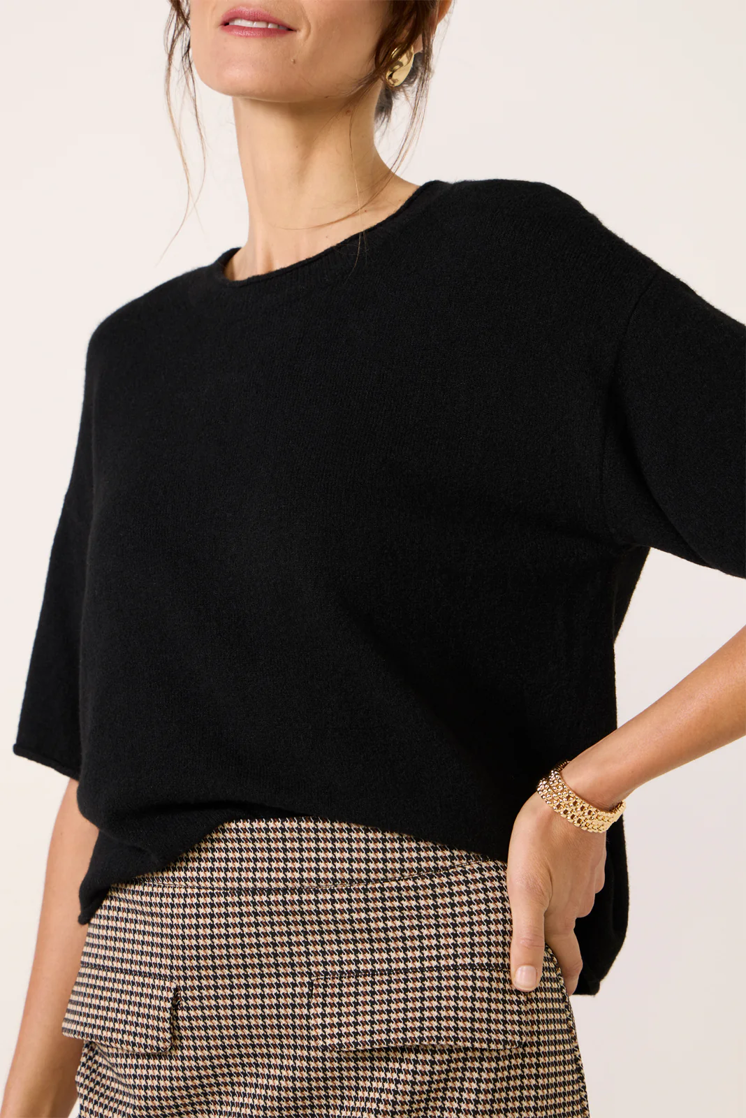 Lily Drop Shoulder Sweater Tee - Image 3