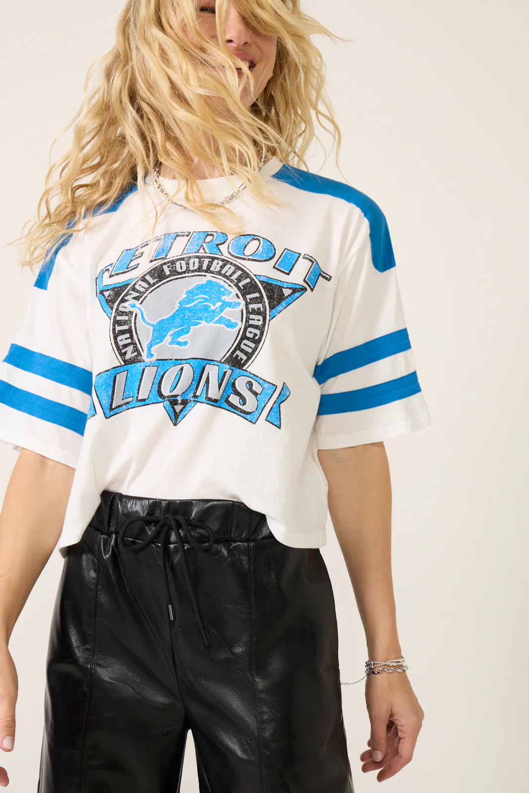 Lions Stripe Crop Tee - Image 2