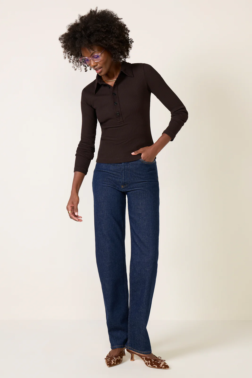 Long Sleeve 60`s Polo