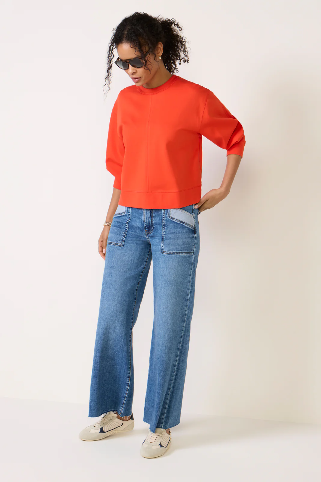 Long Sleeve Crewneck Top - Image 2