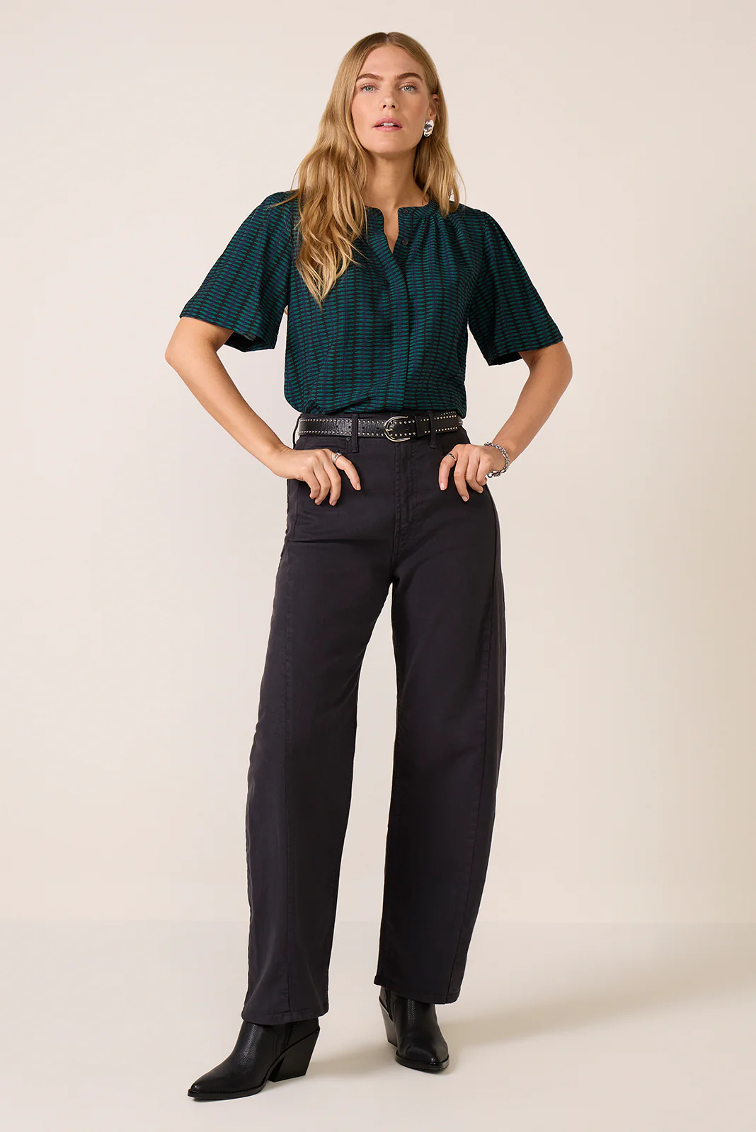 Mackenzie Split Neck Blouse - Image 5