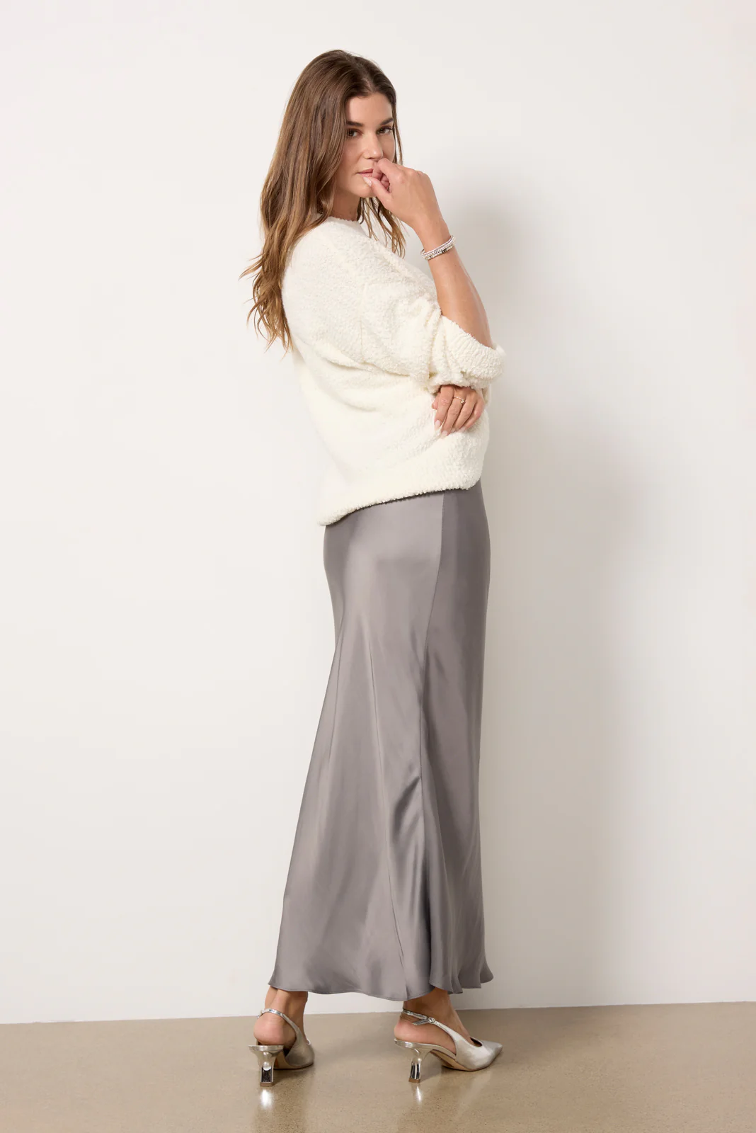 Maddie Satin Skirt - Image 4