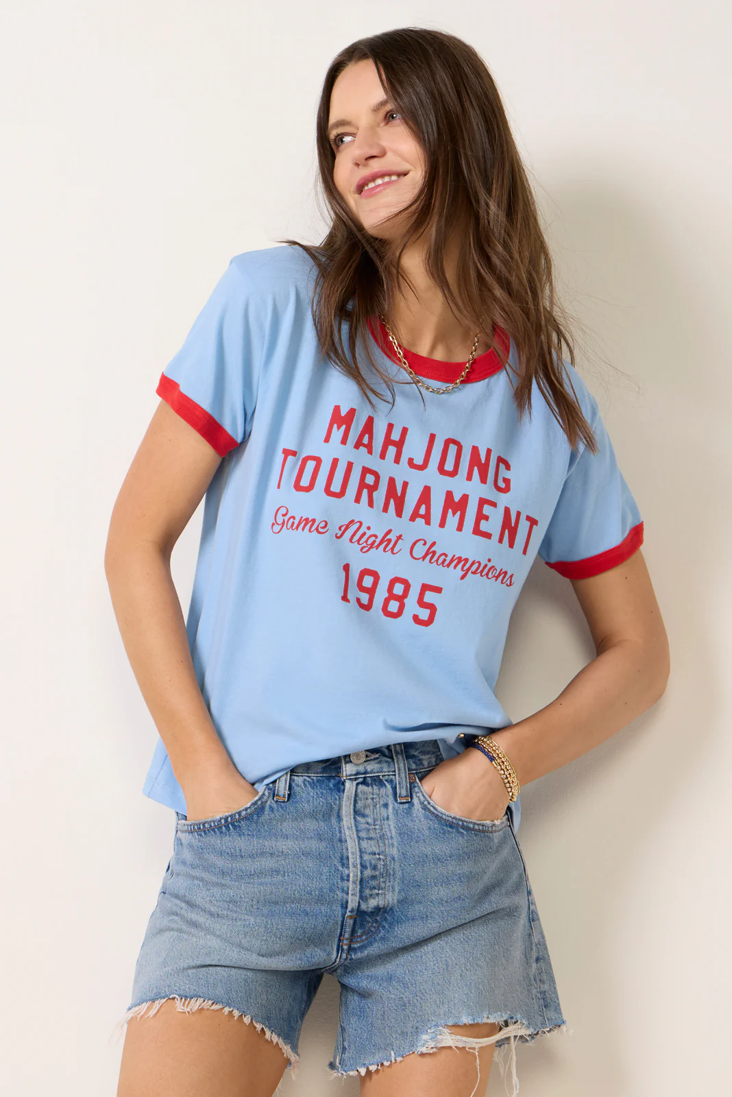 Mahjong Champions Ringer Tee - Image 5