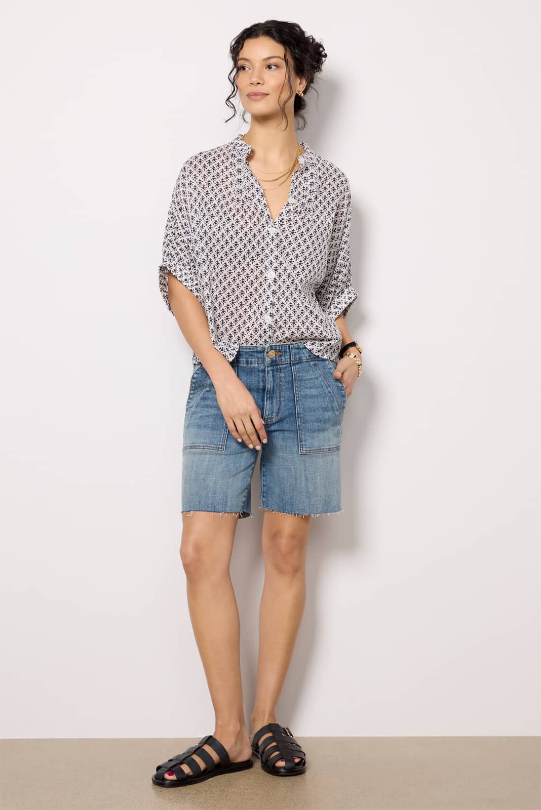 Mandarin Collar Top - Image 3
