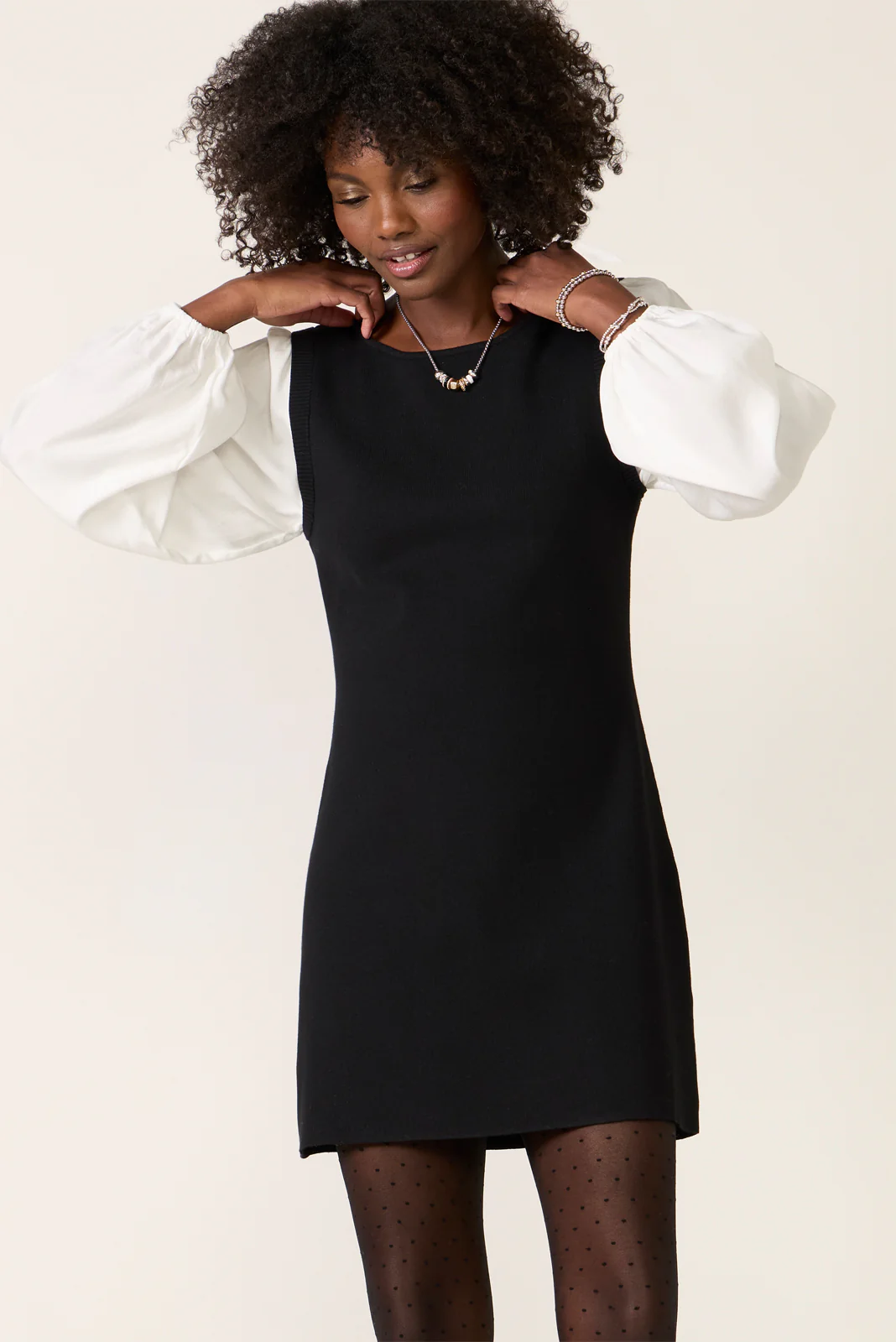 Maxine Knit Mini Dress - Image 3