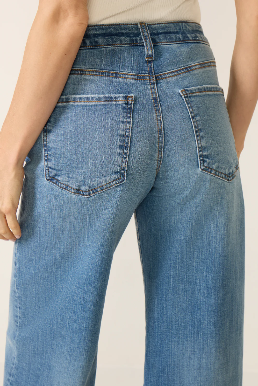 Maya Drawstring Wide Leg Pant - Image 3