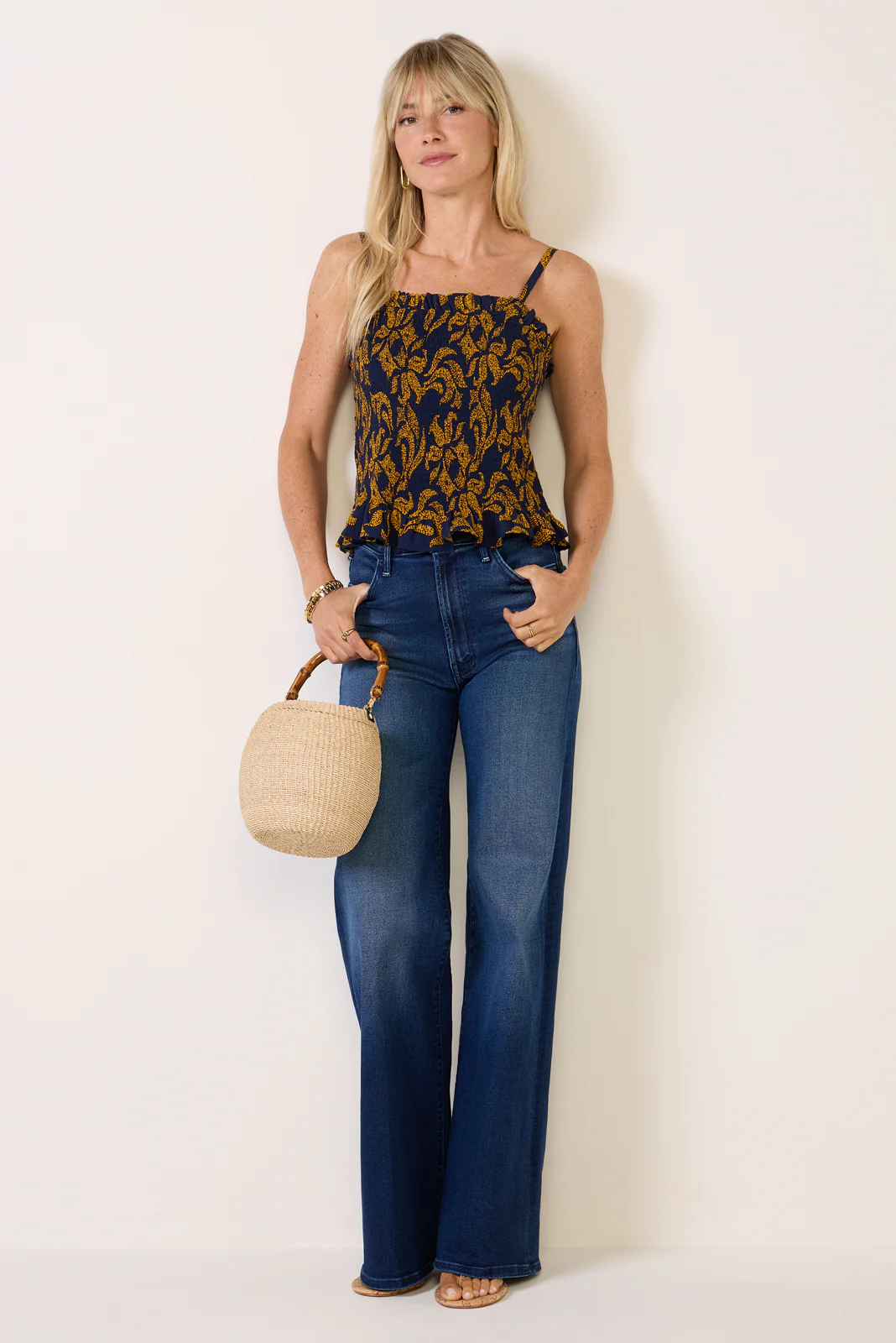 Navi Smocked Tank - Image 5