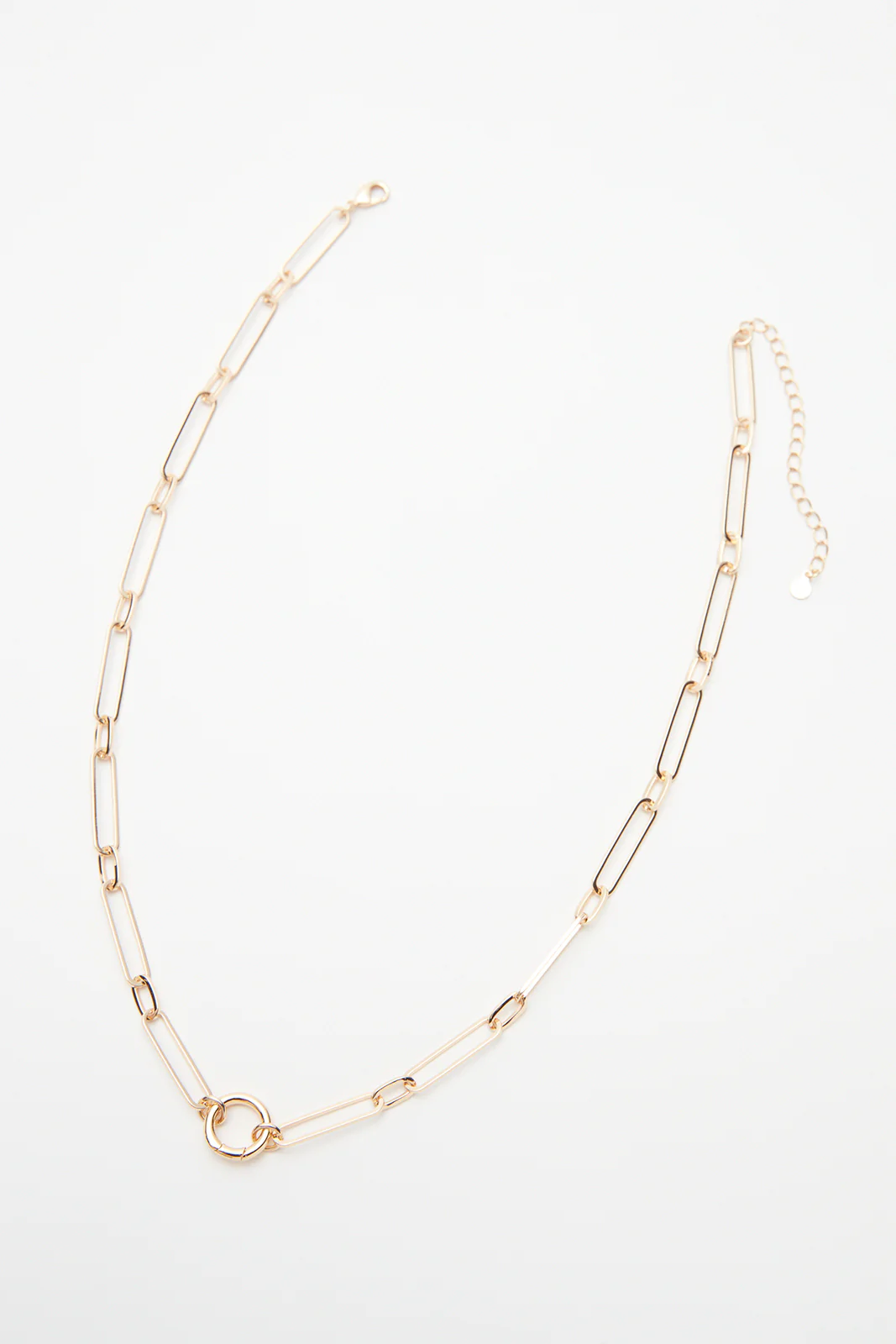 Paperclip Charm Necklace