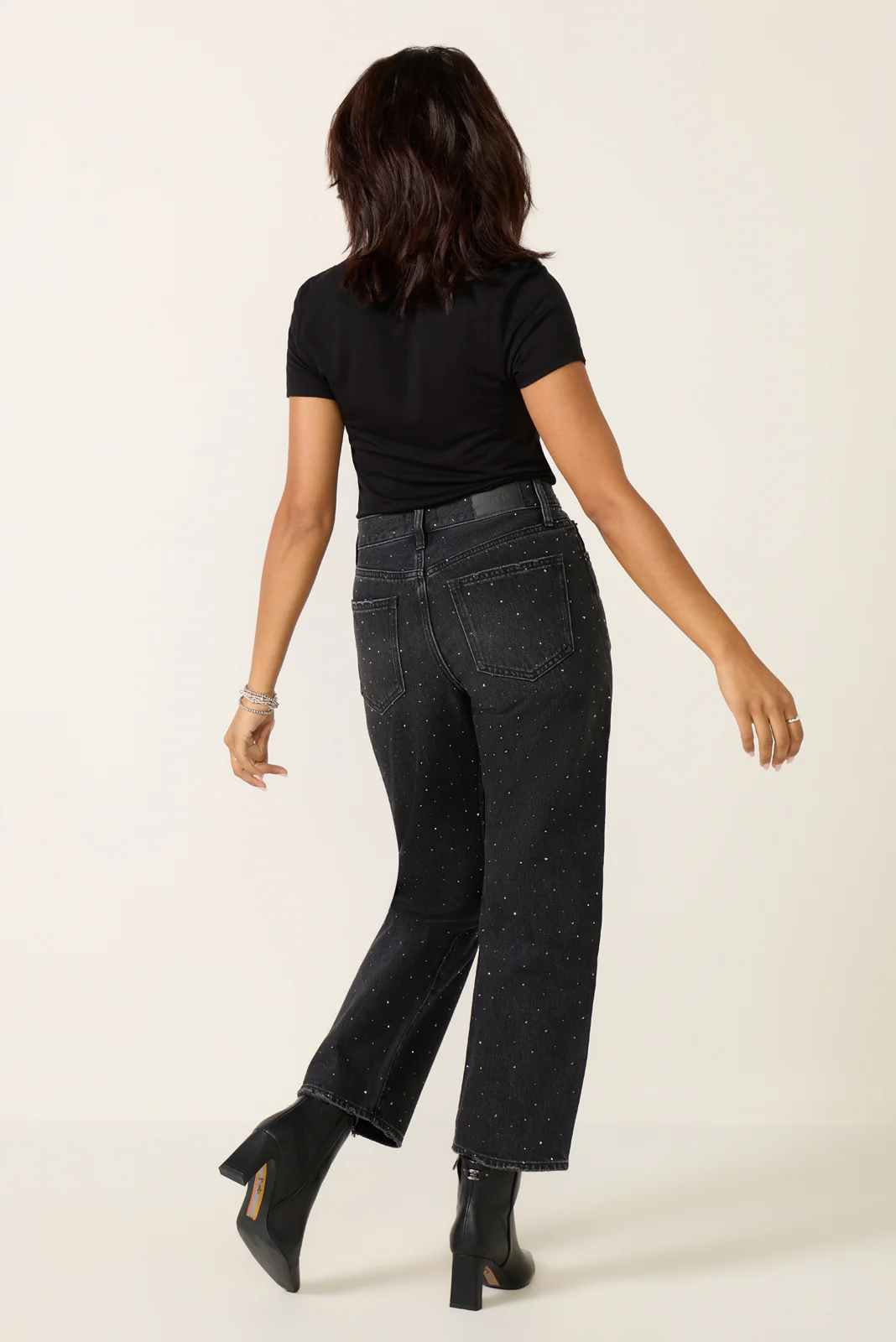 Petite Lexi Sparkle Barrel Jean - Image 4