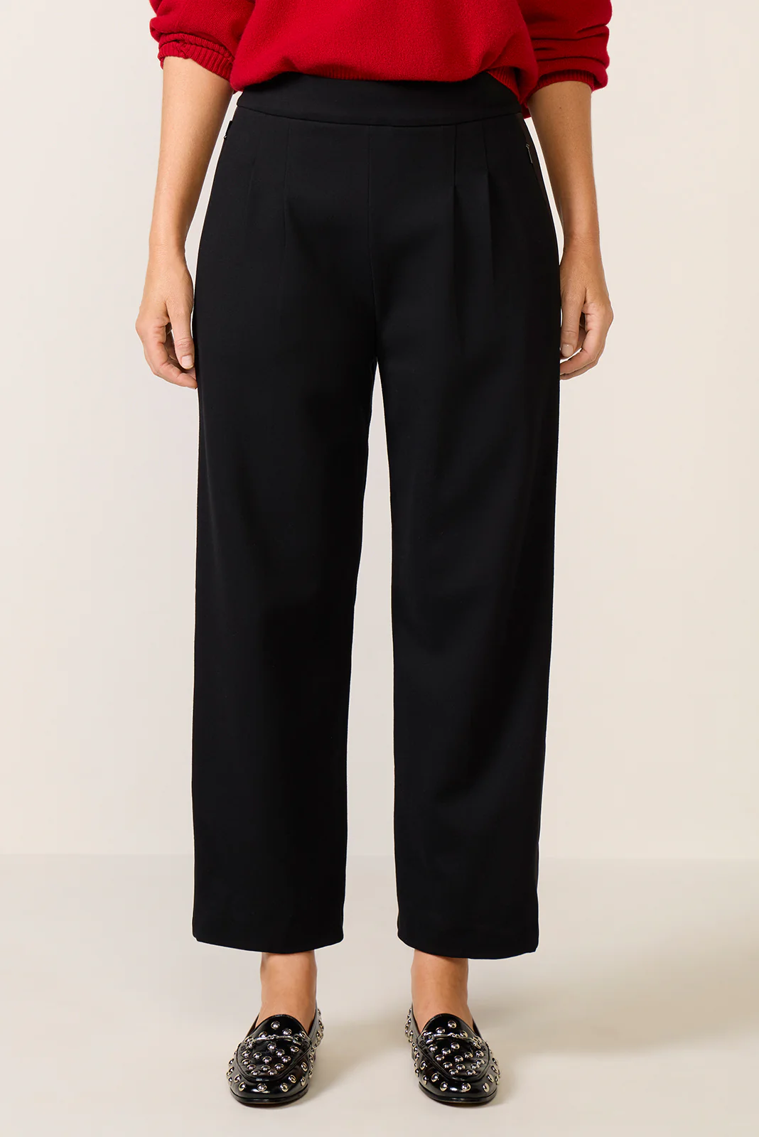 Ponte Pleated Trouser - Image 5