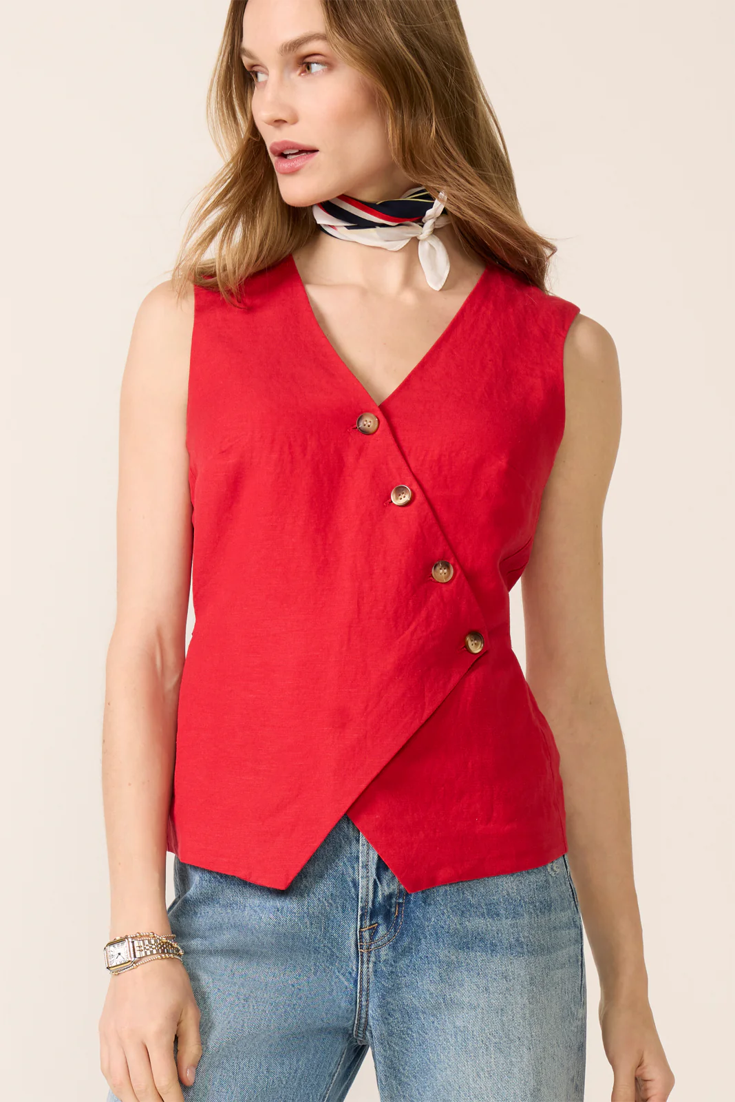 Ridley Linen Vest
