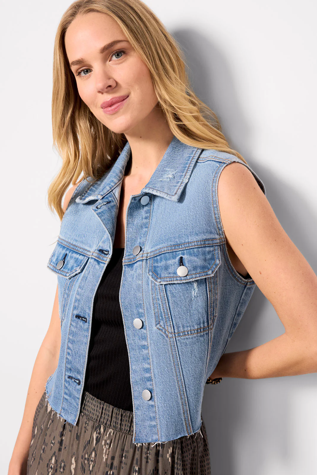 Robbie Denim Vest - Image 3