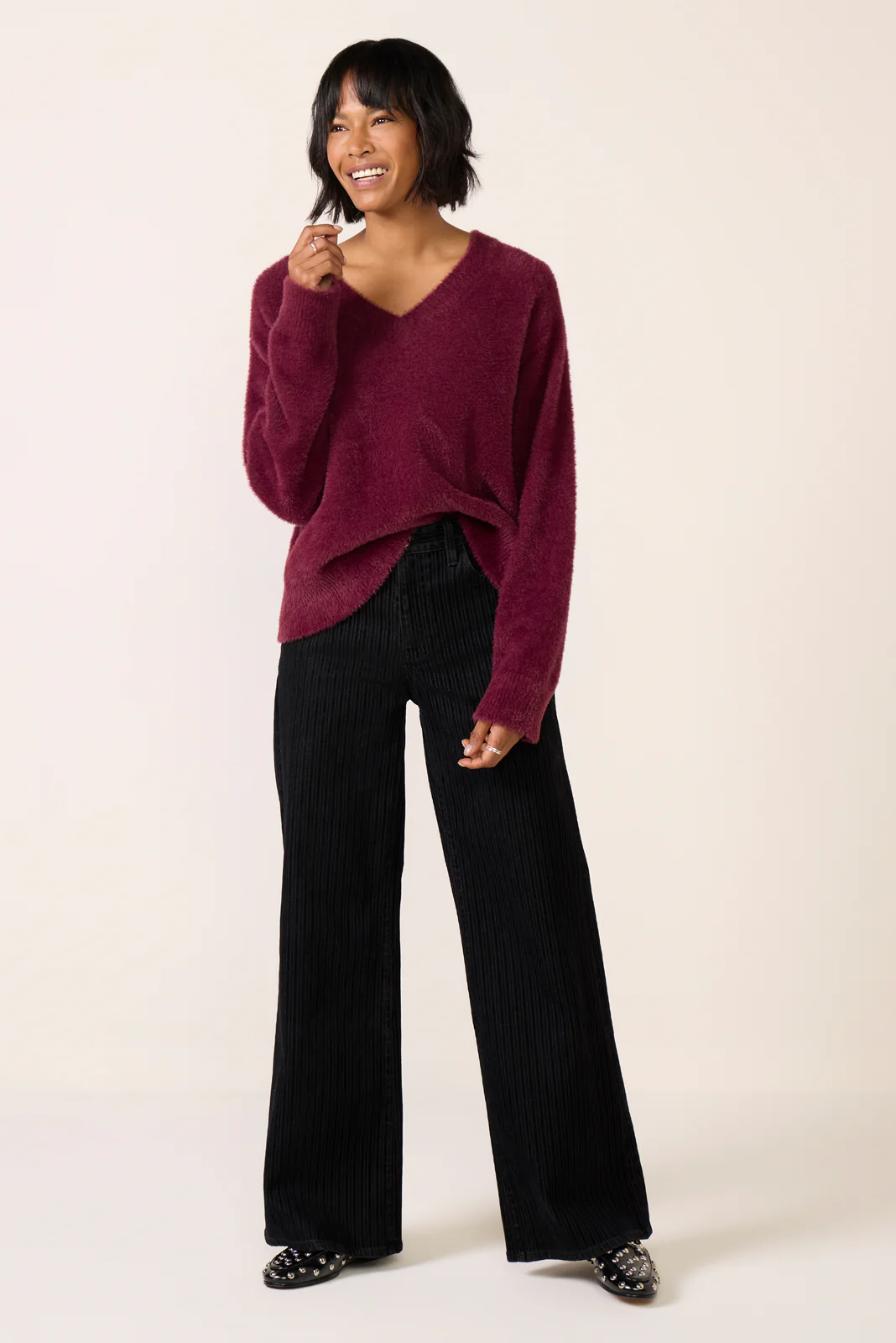 Saige Wide Leg Jean