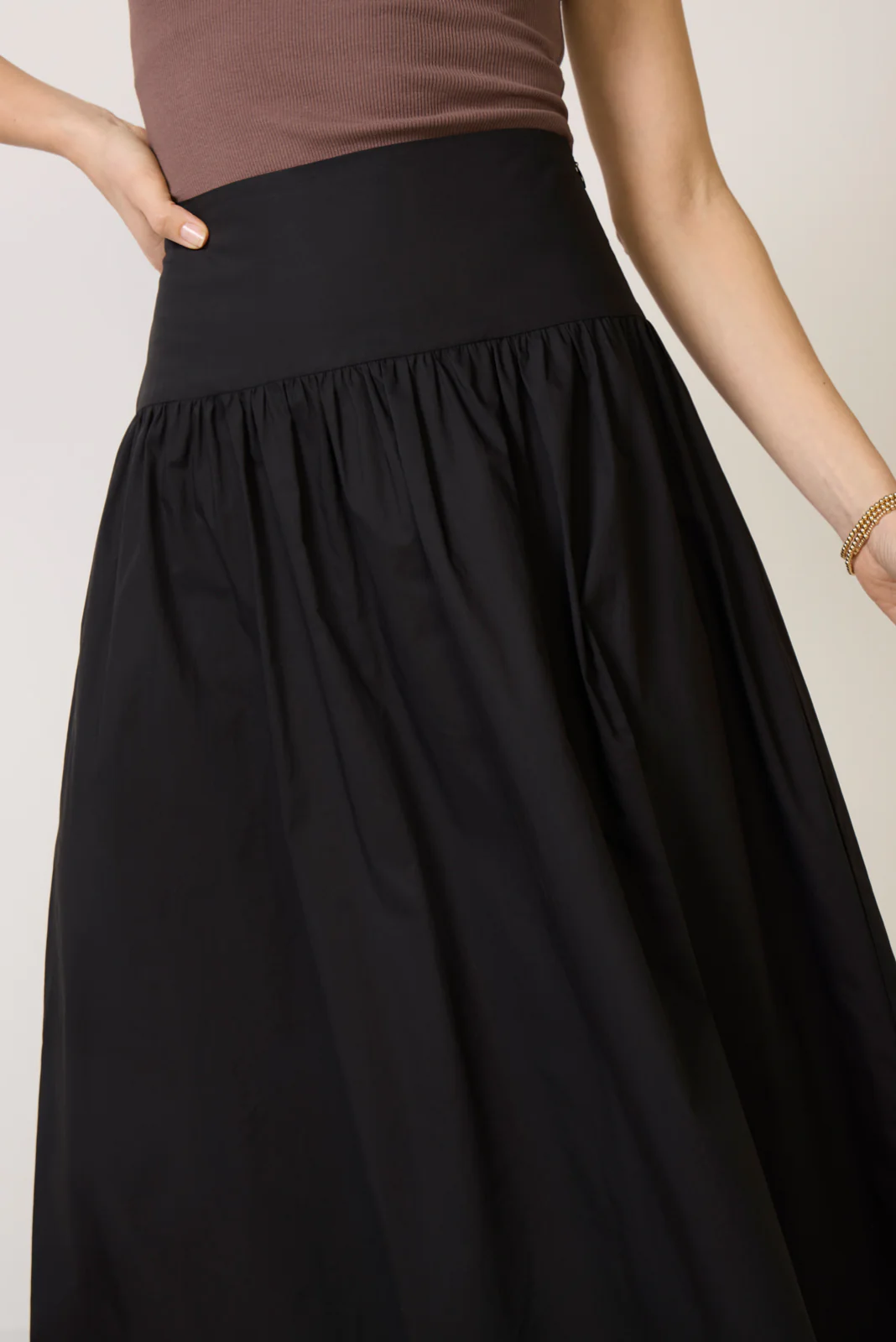 Sarah Poplin Maxi Skirt - Image 2