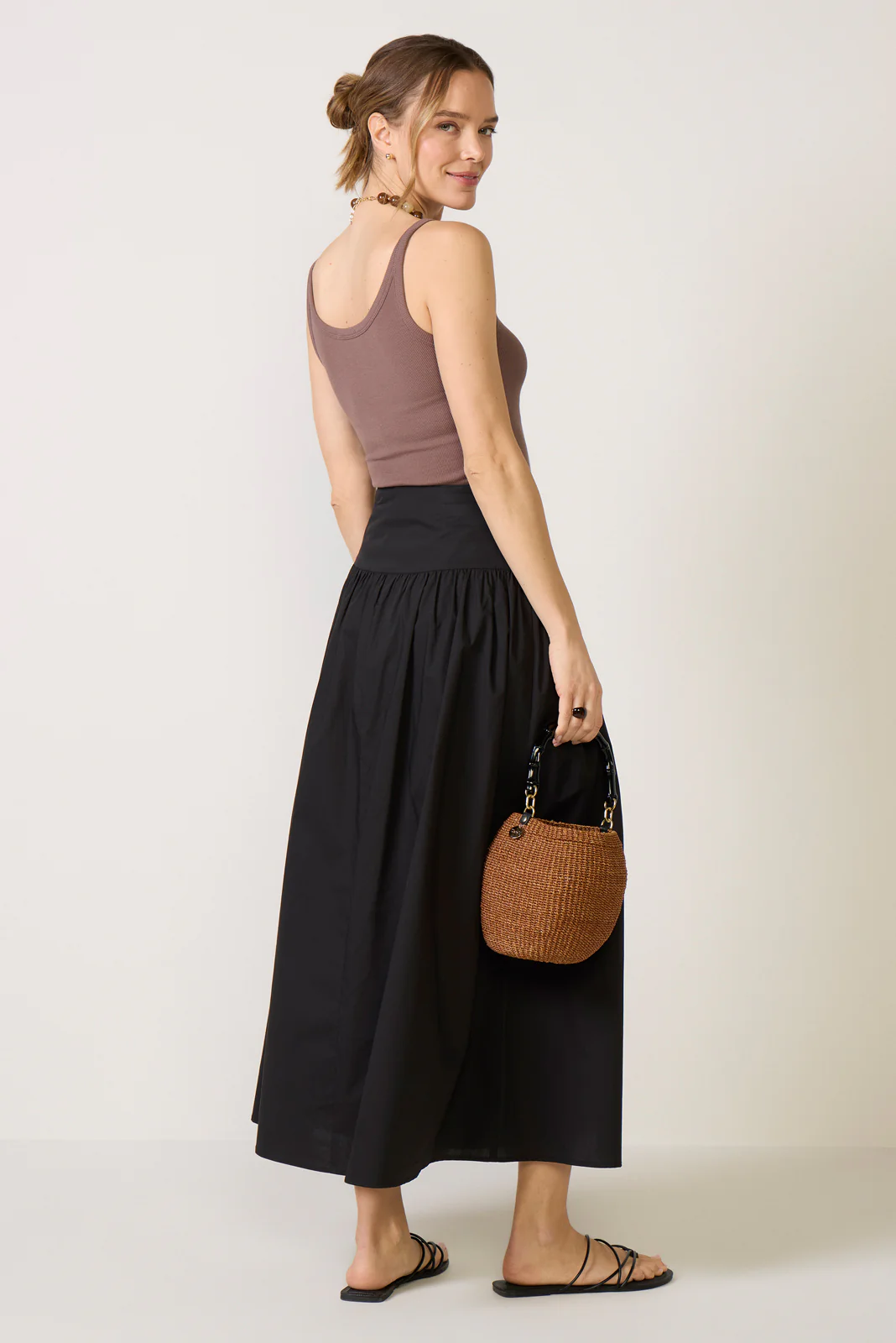 Sarah Poplin Maxi Skirt - Image 4
