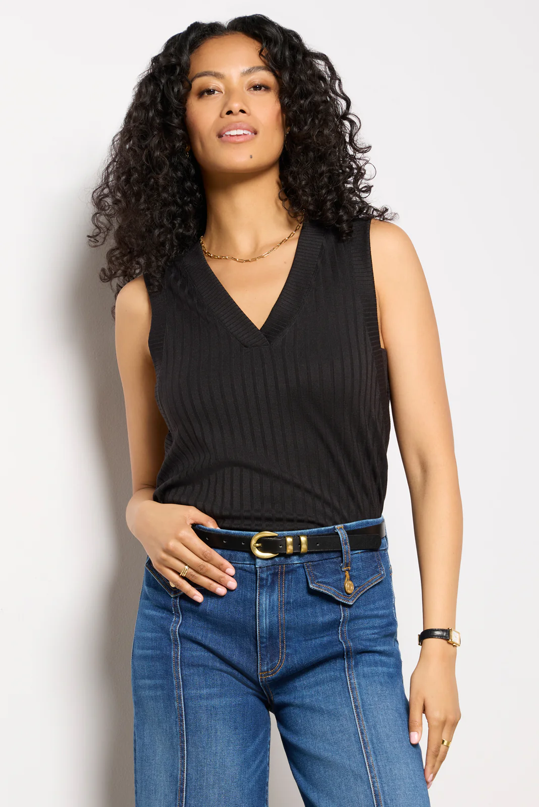 Sarina V Neck Tank