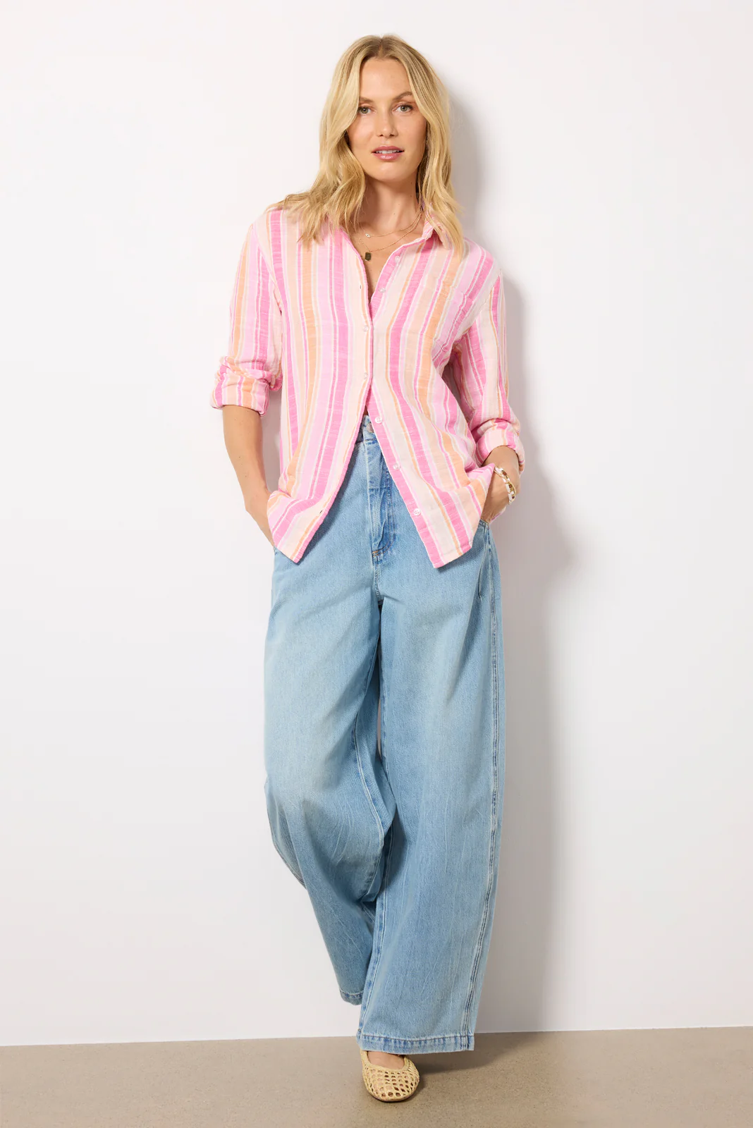 Saturdays Stripe Shirt - Image 2