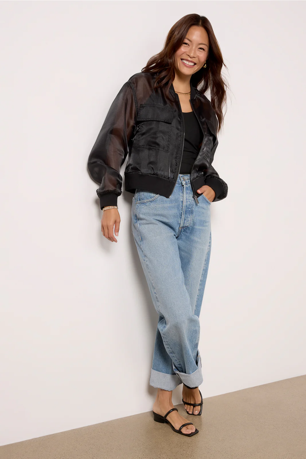 Skyline Organza Bomber - Image 3