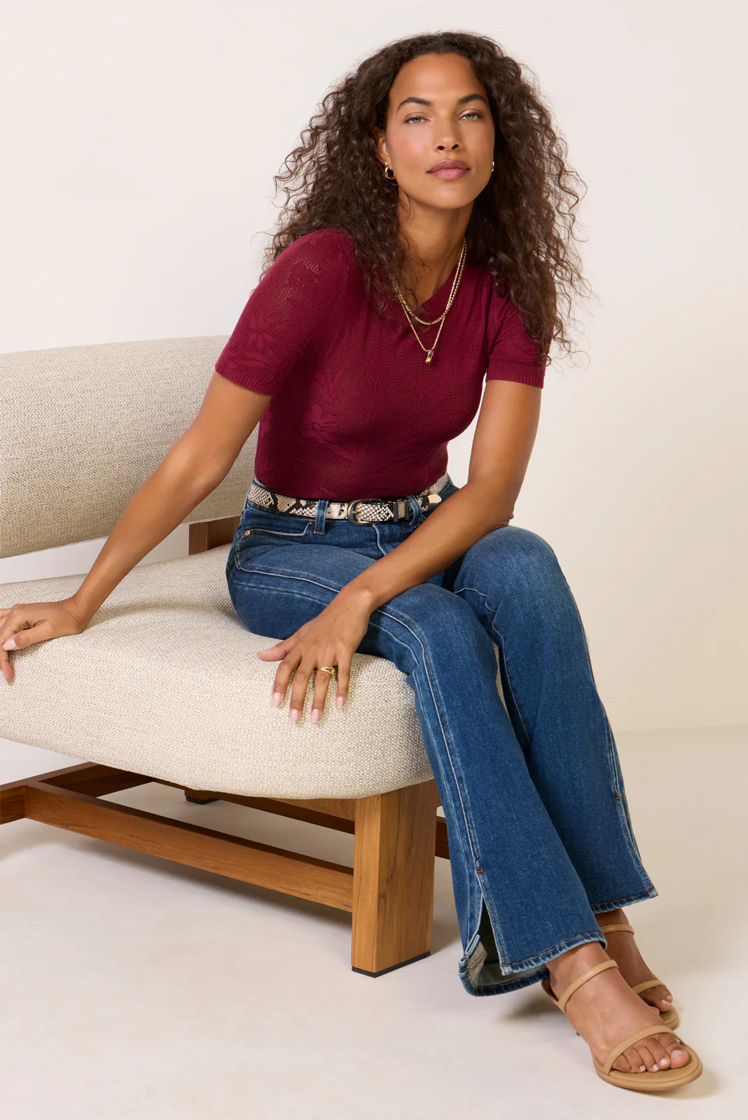 Tibi Crew Neck Tee